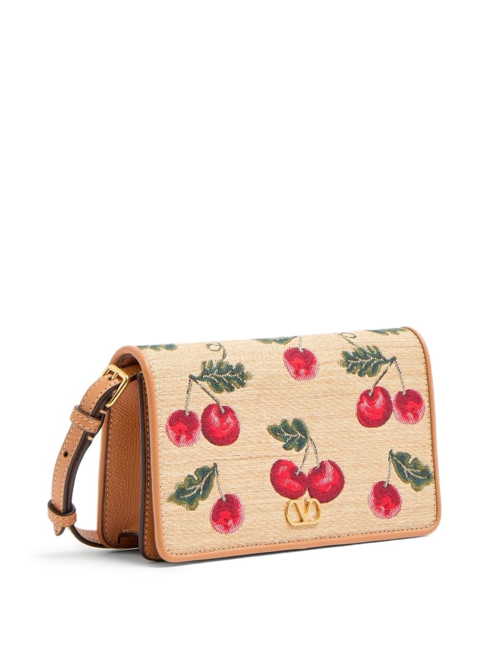 cherry-print shoulder bag - 5
