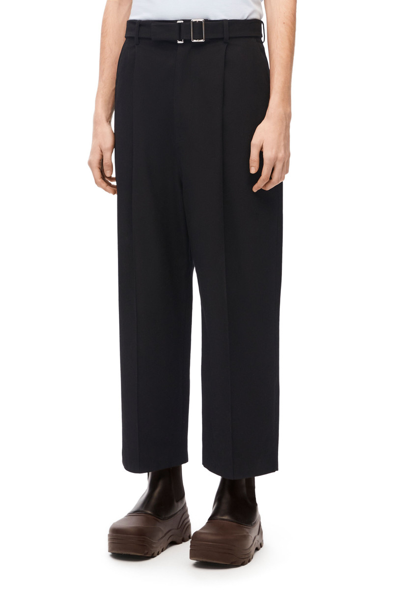 Low crotch trousers in cotton 3
