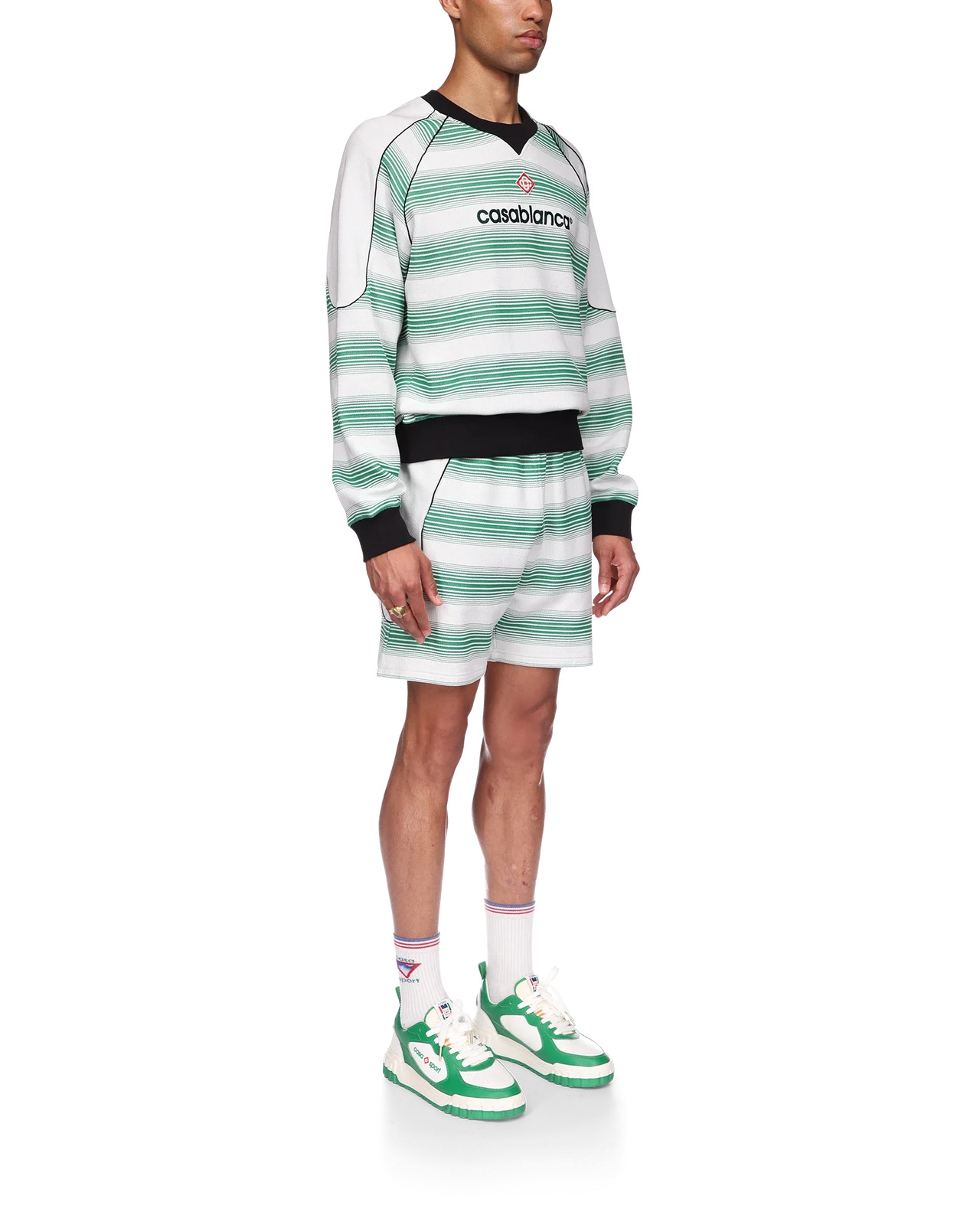 Gradient Stripe Sweatshirt - 5