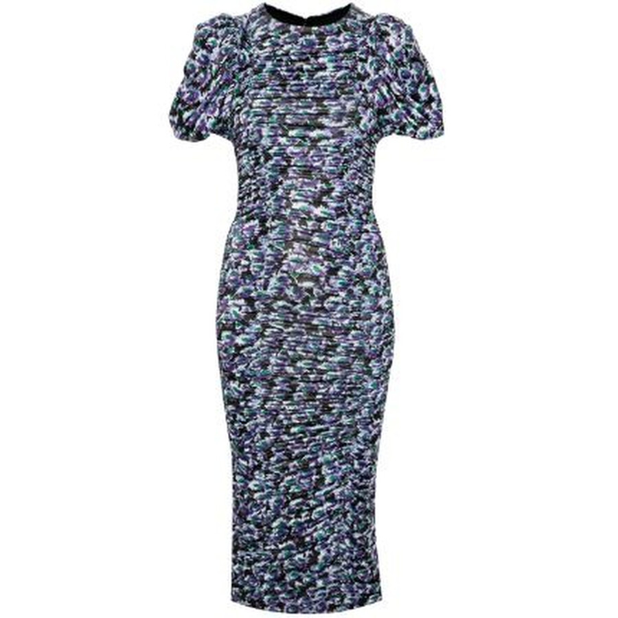 Rotate Ladies Tap Shoe Comb. Coated Jersey Puffy Dress - 5