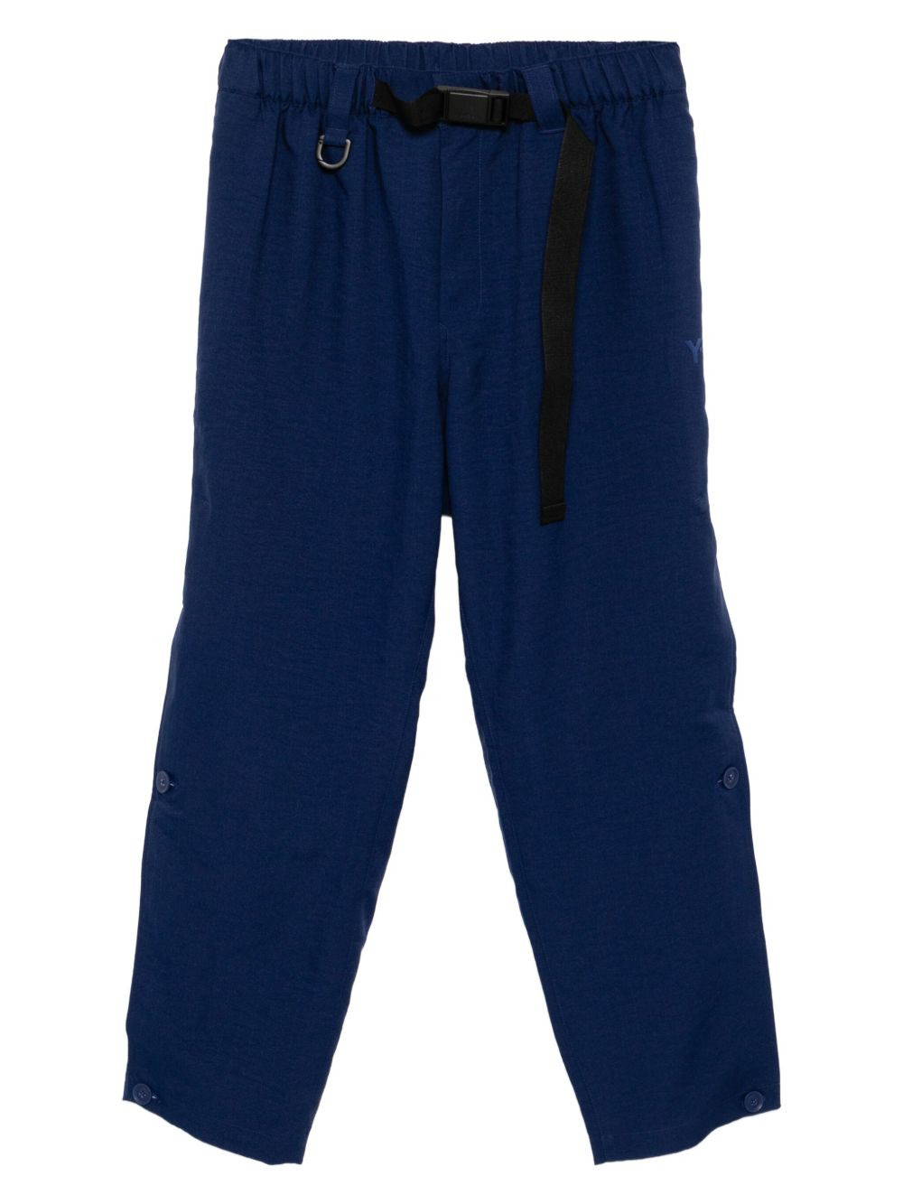 belted straight-leg trousers - 1