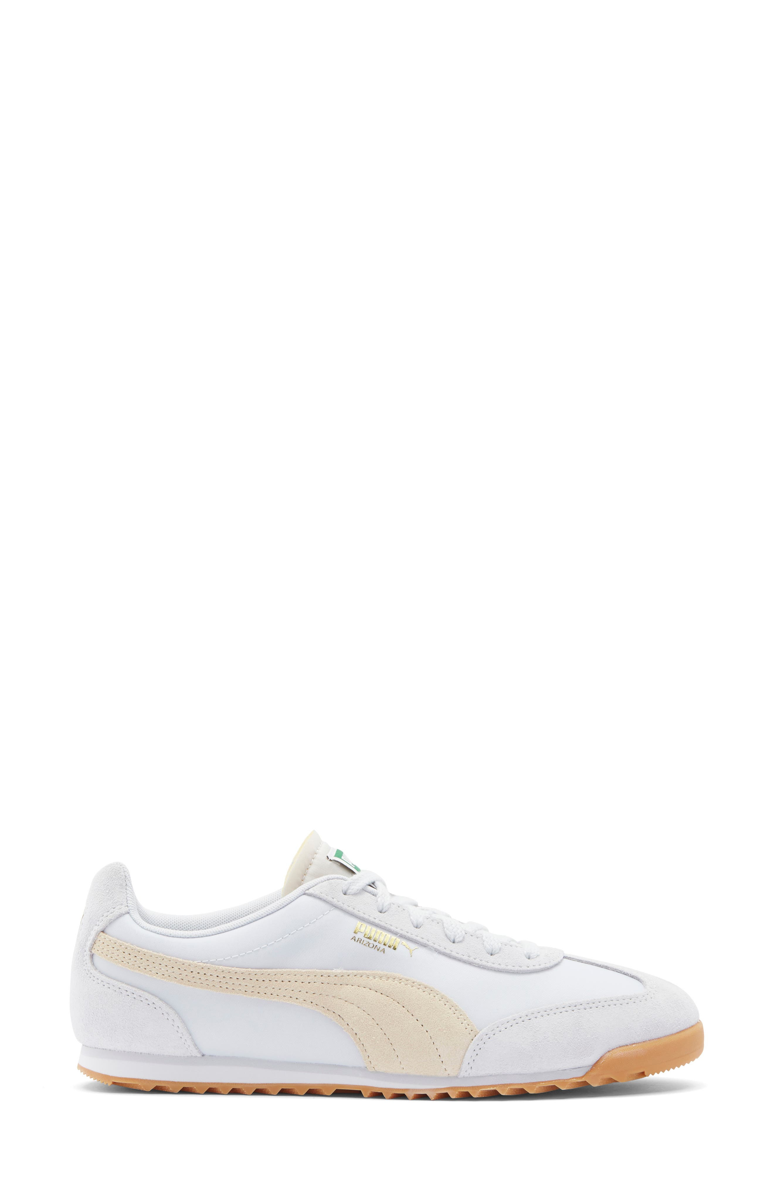 PUMA Arizona Nylon Sneaker in Silver Mist/Canvas/Puma Gold at Nordstrom - 3