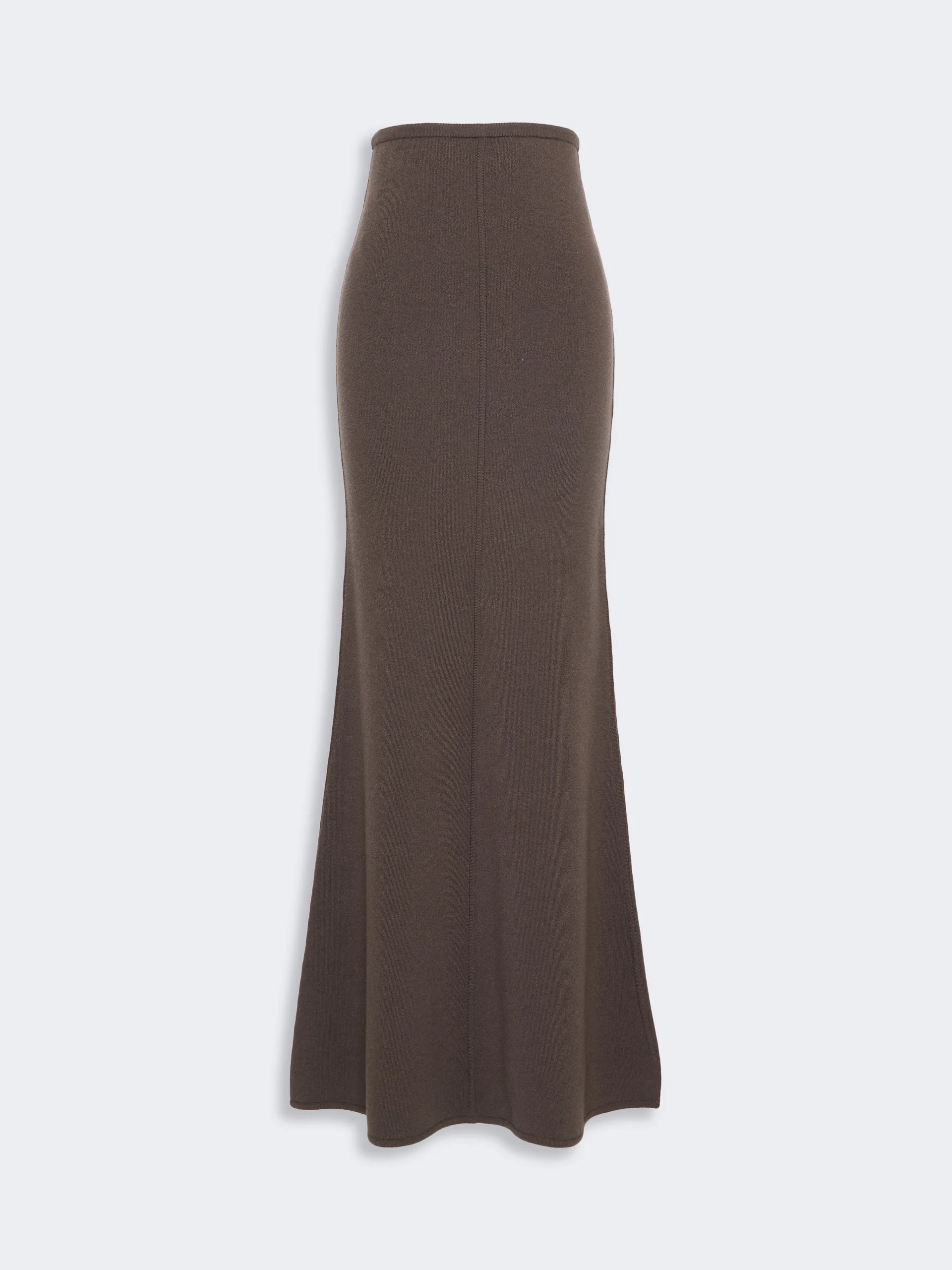 PIUMA Wool and cashmere yarn skirt - MUD - 1