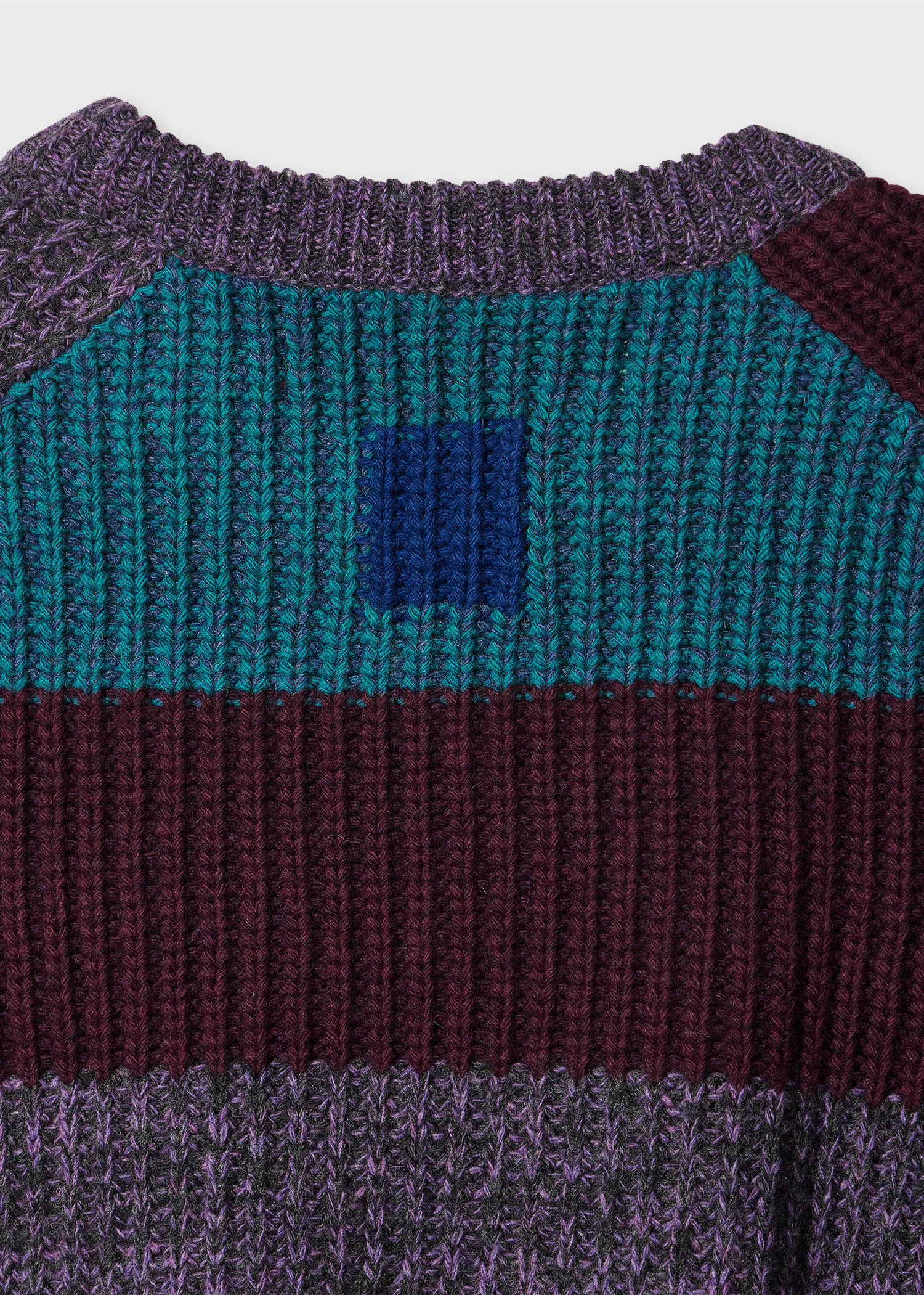 Paul Smith loves Barbour - Multi Stripe Crew Neck Sweater - 3