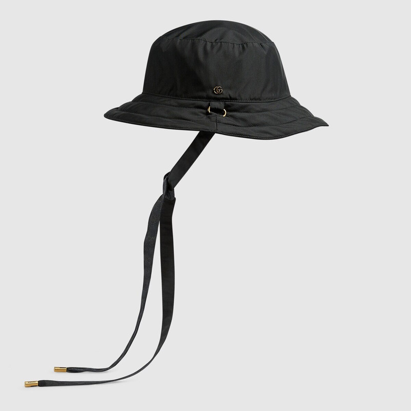 Reversible hat in GG canvas and nylon 5