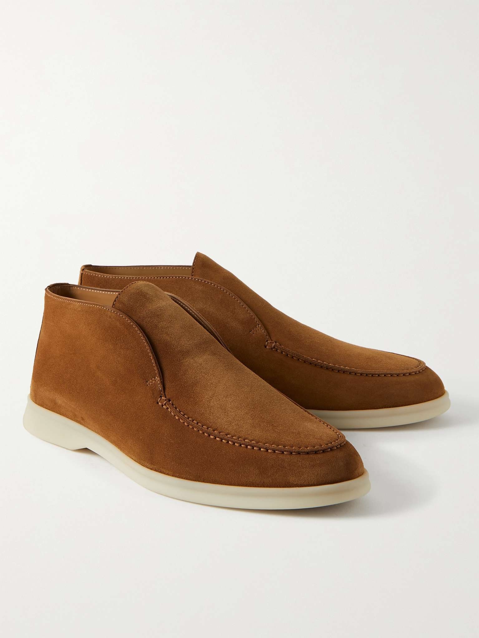 Open Walk Suede Boots - 4