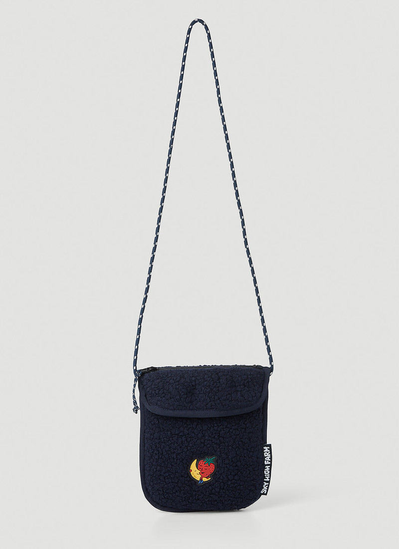 Quilted Fleece Crossbody Bag 1