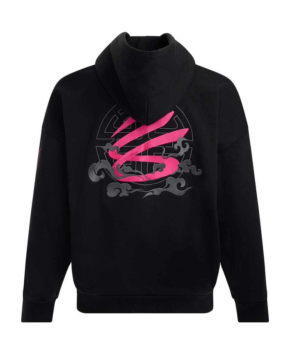 Under Armour Curry Tour Graphic Hoodie 'Black Pink' 6001840-001 - 2
