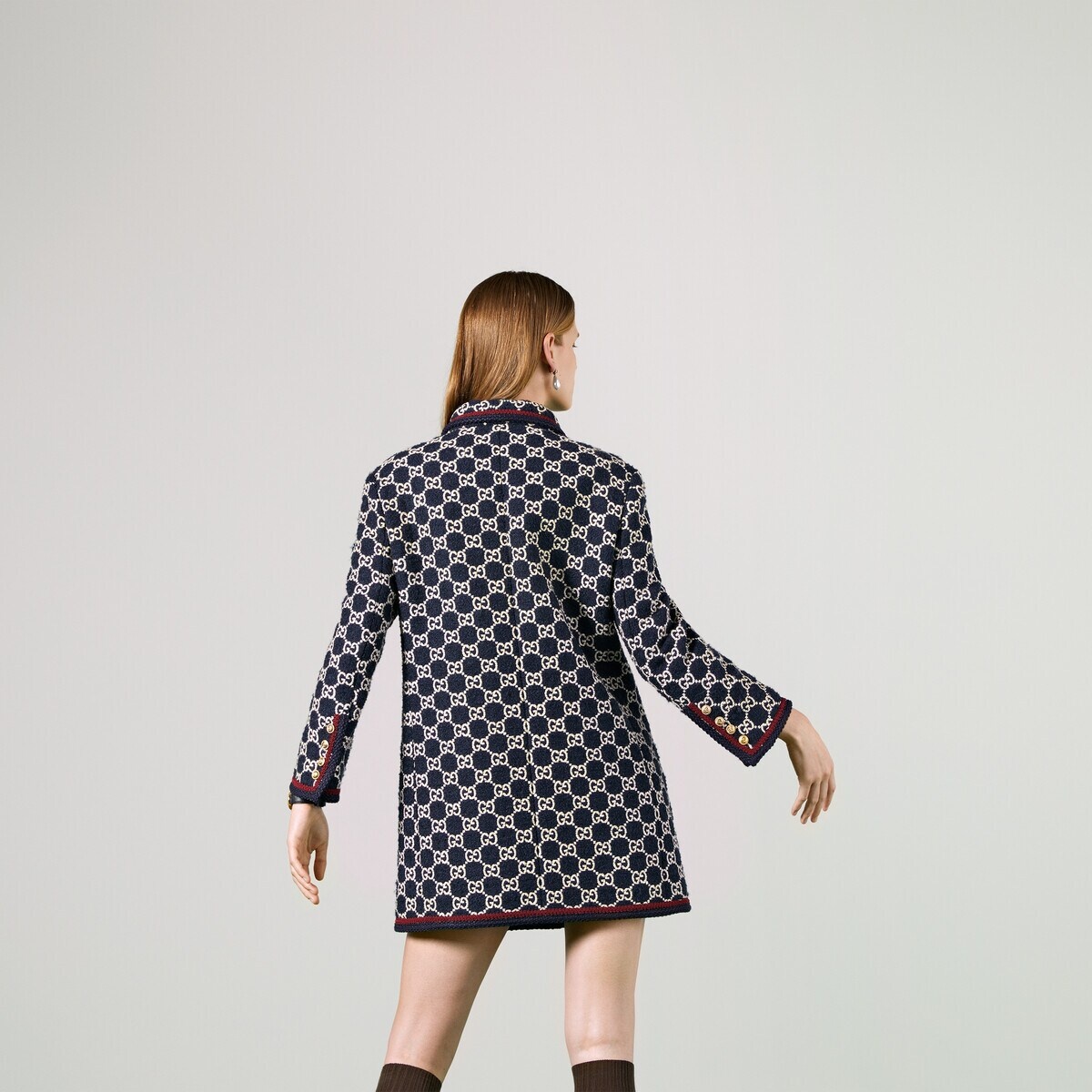 GG tweed coat - 5
