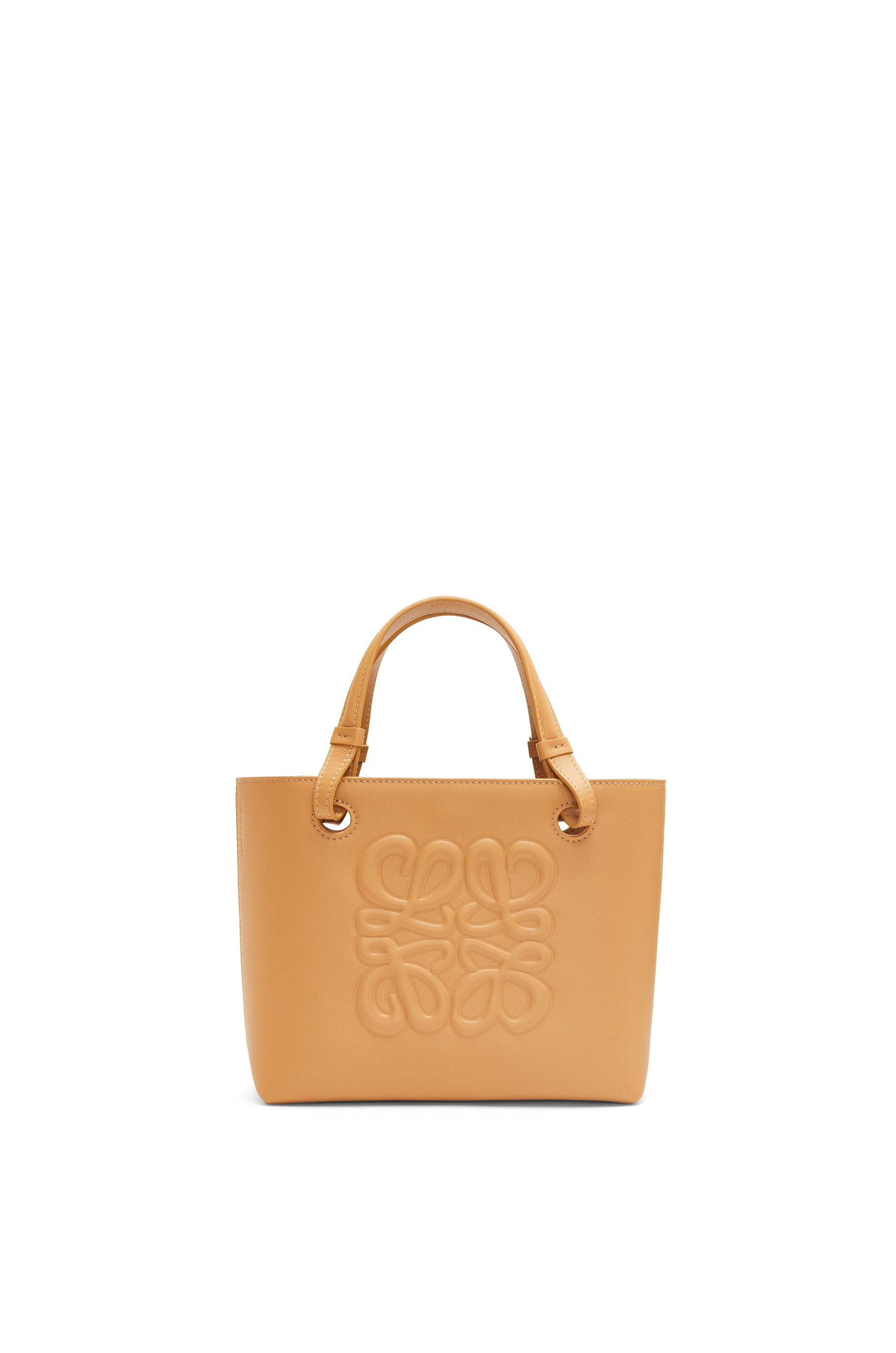 Mini Inflated Anagram Tote in classic calfskin - 1