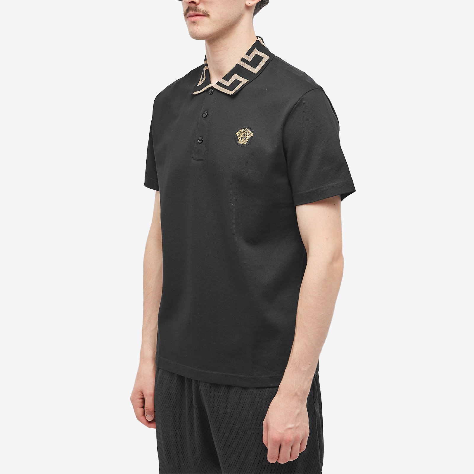 Versace - Medusa Studded Taylor Fit T Shirt - Black