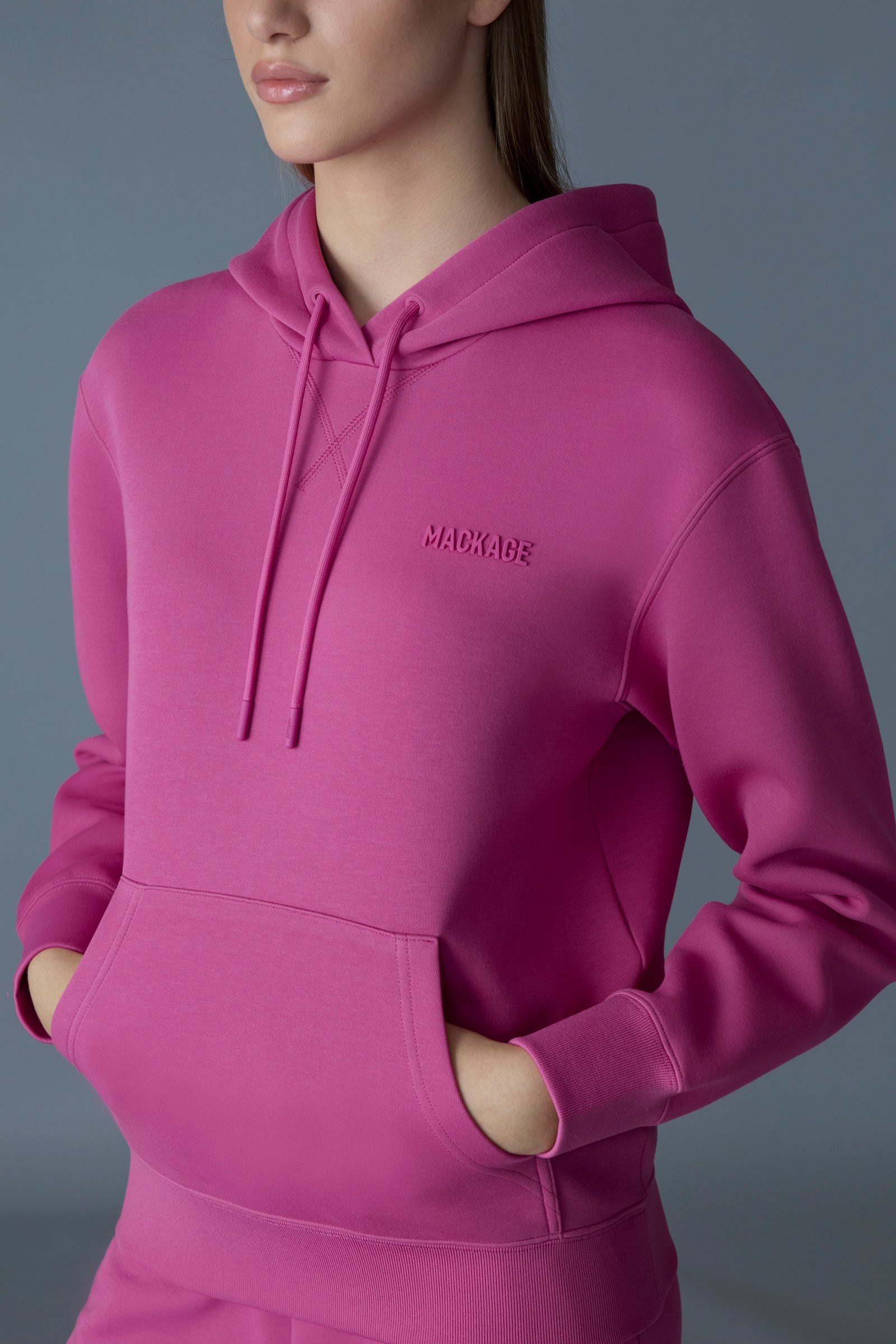 KRYSTIANA Double-face Jersey hoodie - 5