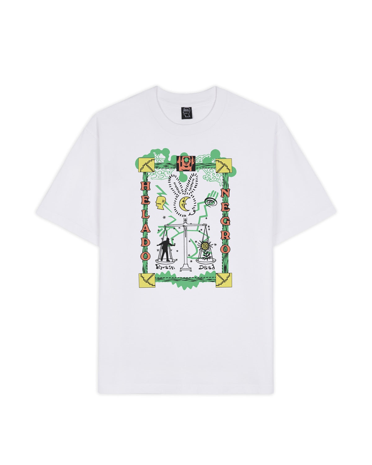 Brain Dead x Helado Negro T-shirt - White - 1