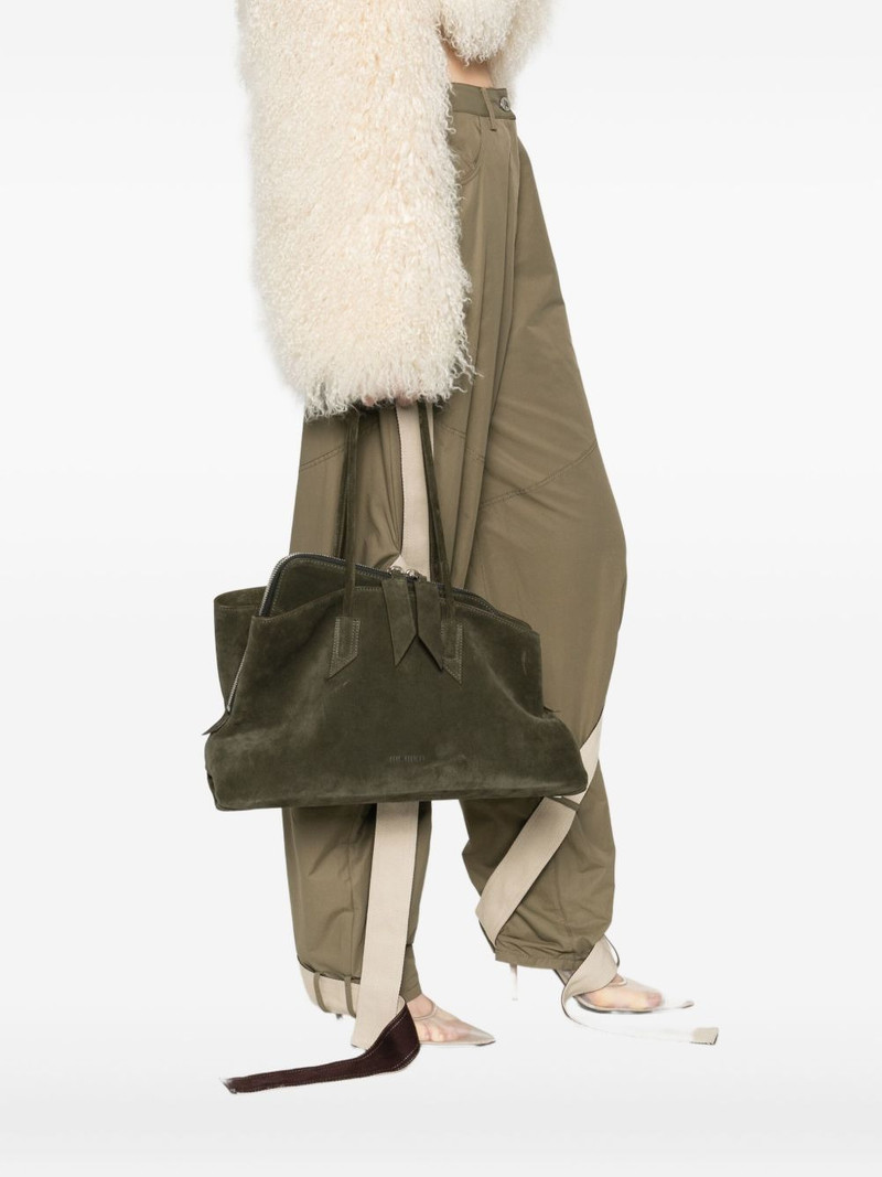 THE ATTICO suede cross body bag outlook