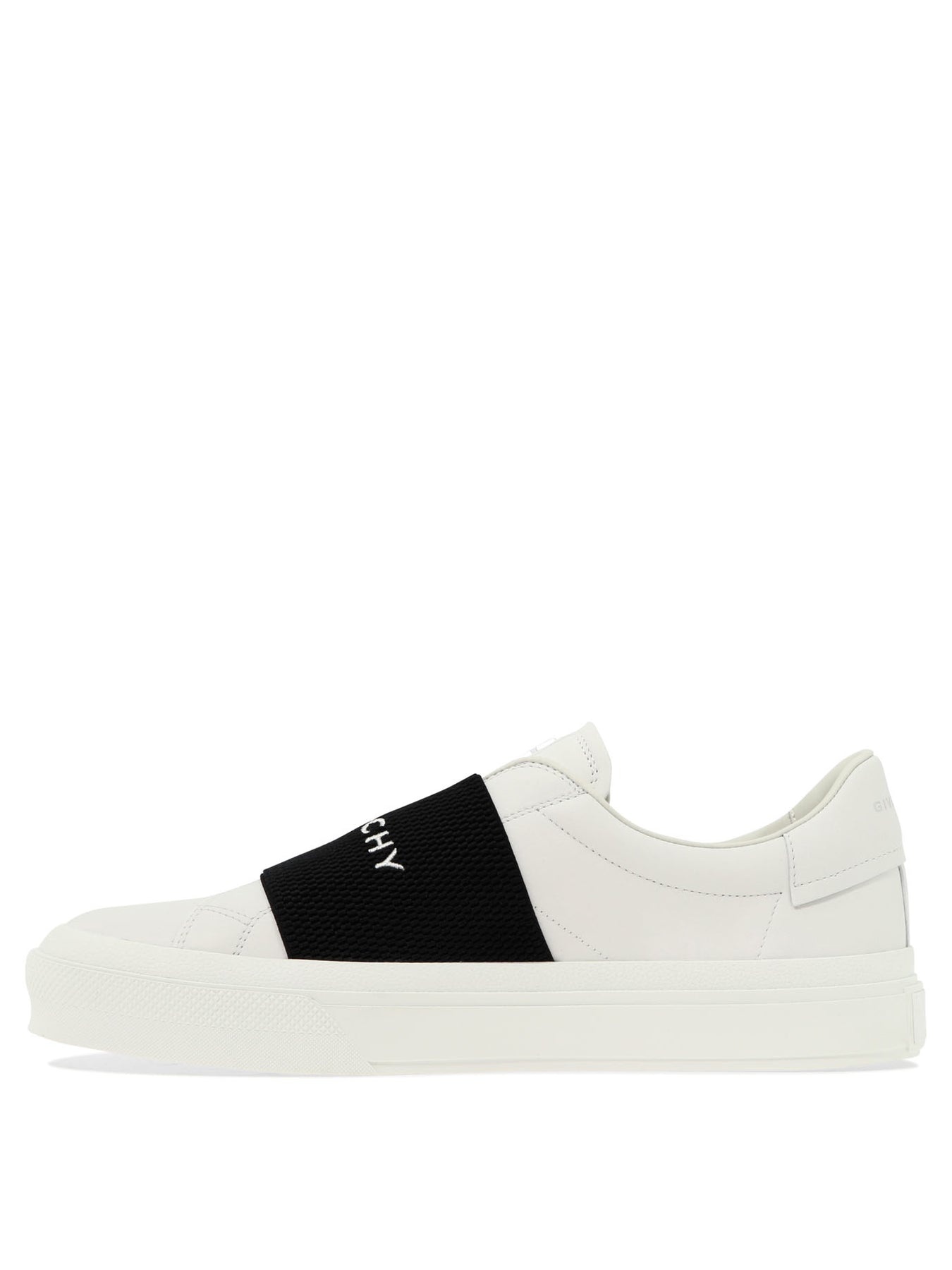スニーカー GIVENCHY White leather New City slip ons (BH005XH14X 116) WHITE GIVENCHY CITY SPORT LEATHER SNEAKERS