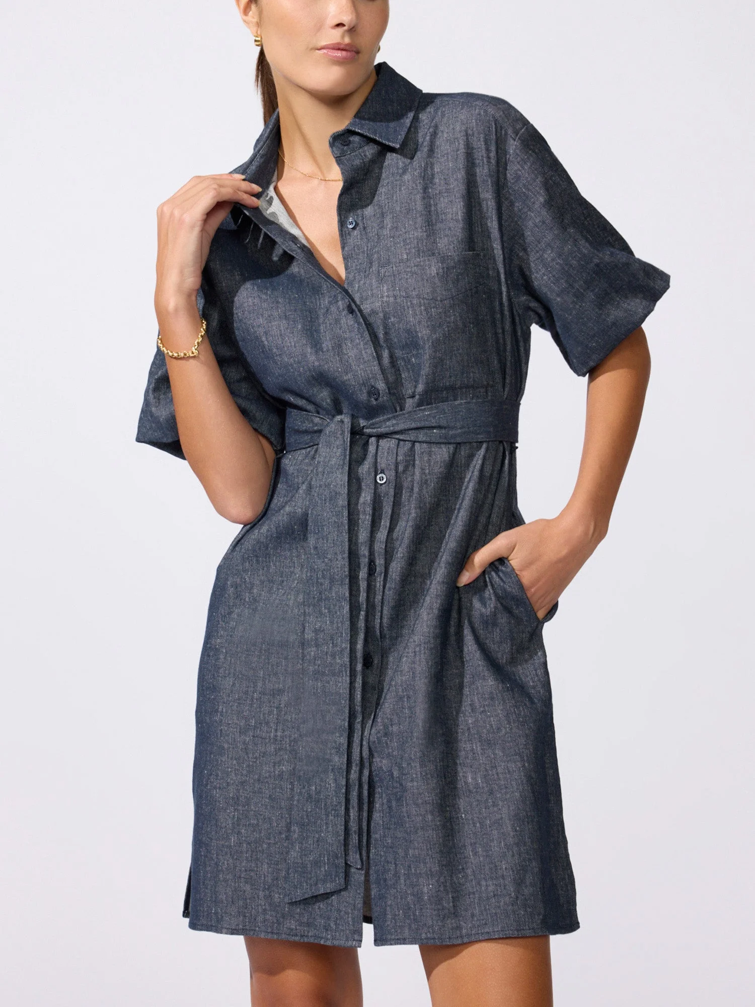 The Villa Denim Dress - 1