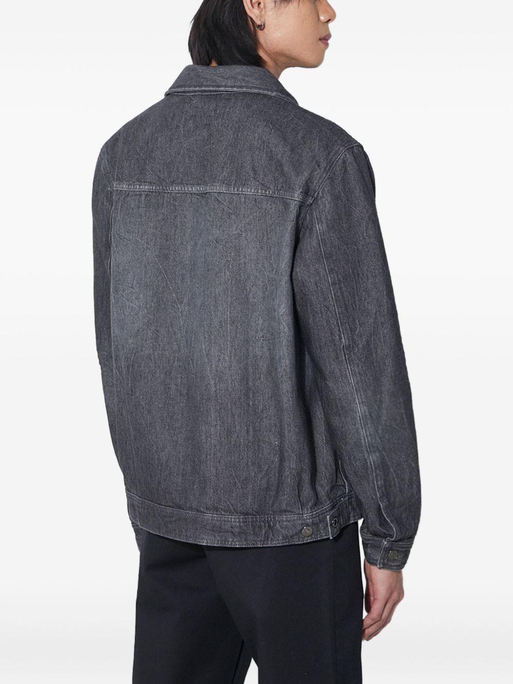 Ivan button-fastening denim jacket - 3