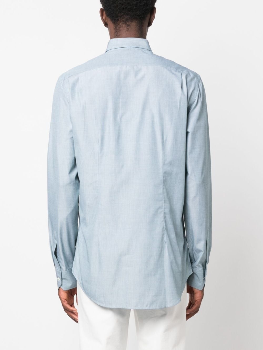 long-sleeved cotton shirt - 4