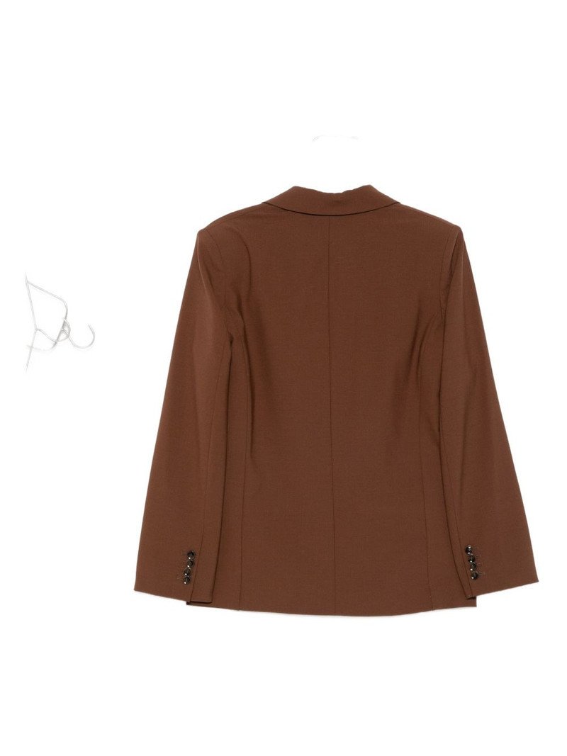 The . Garment bow-detail blazer outlook
