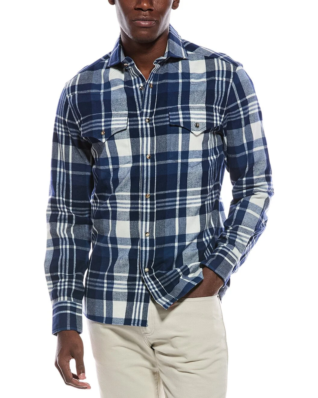 Brunello Cucinelli Easy Fit Western Shirt - 1