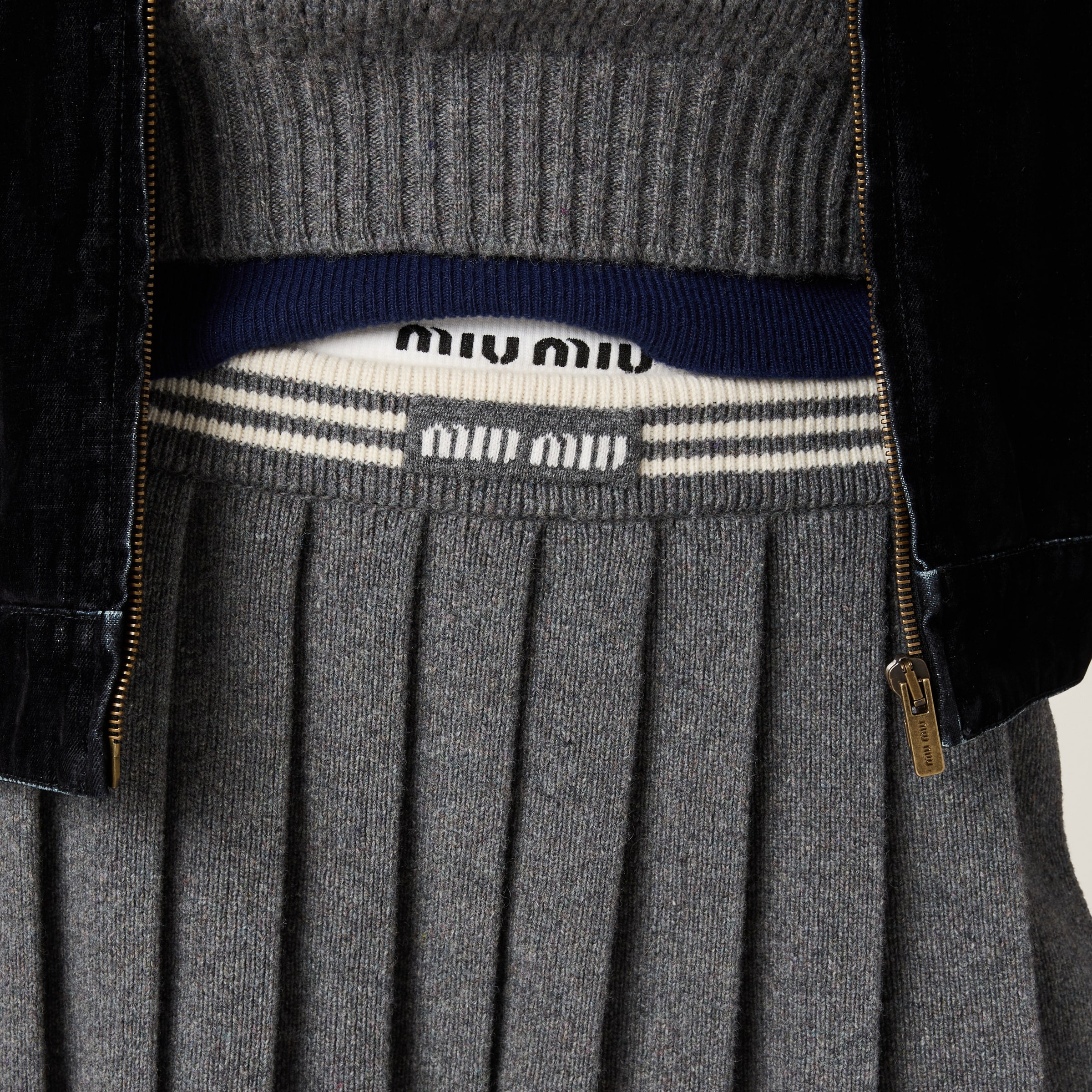Wool and cashmere skirt - 5