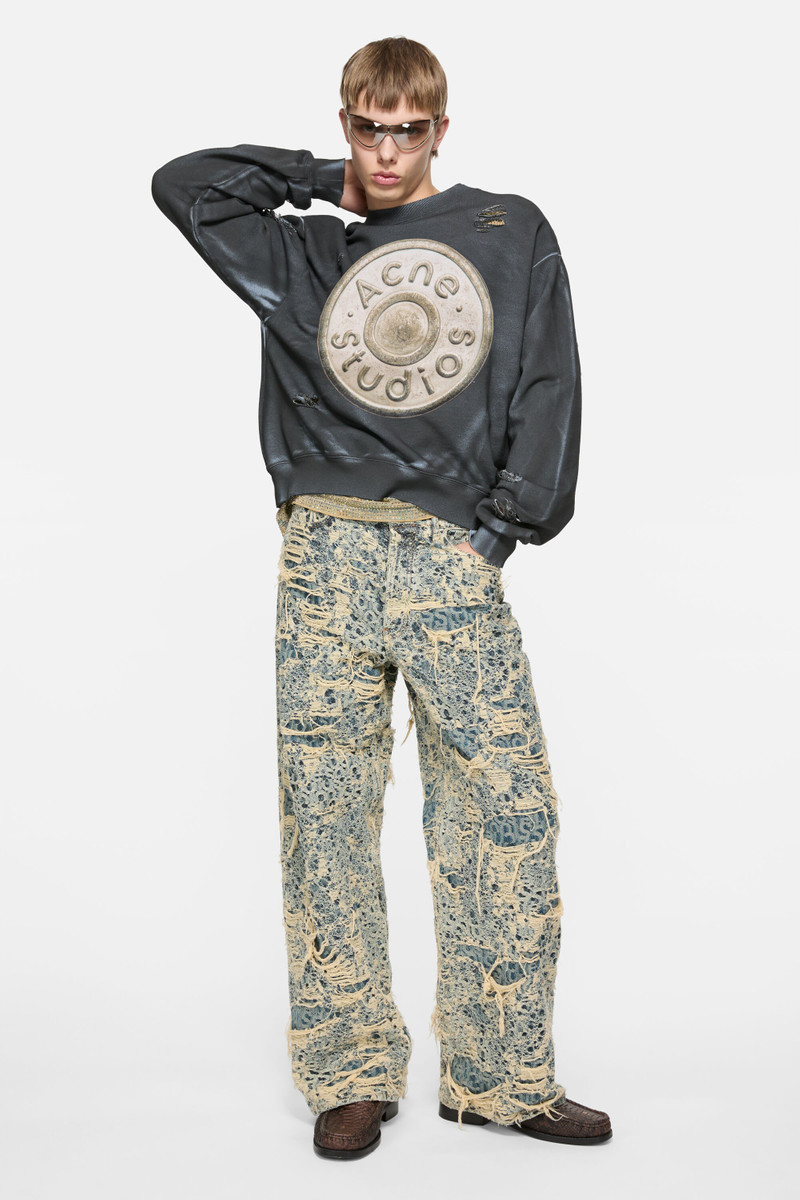 Acne Studios Logo sweater - Black outlook