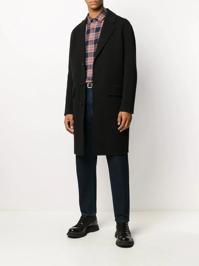 Sandro check print shirt outlook