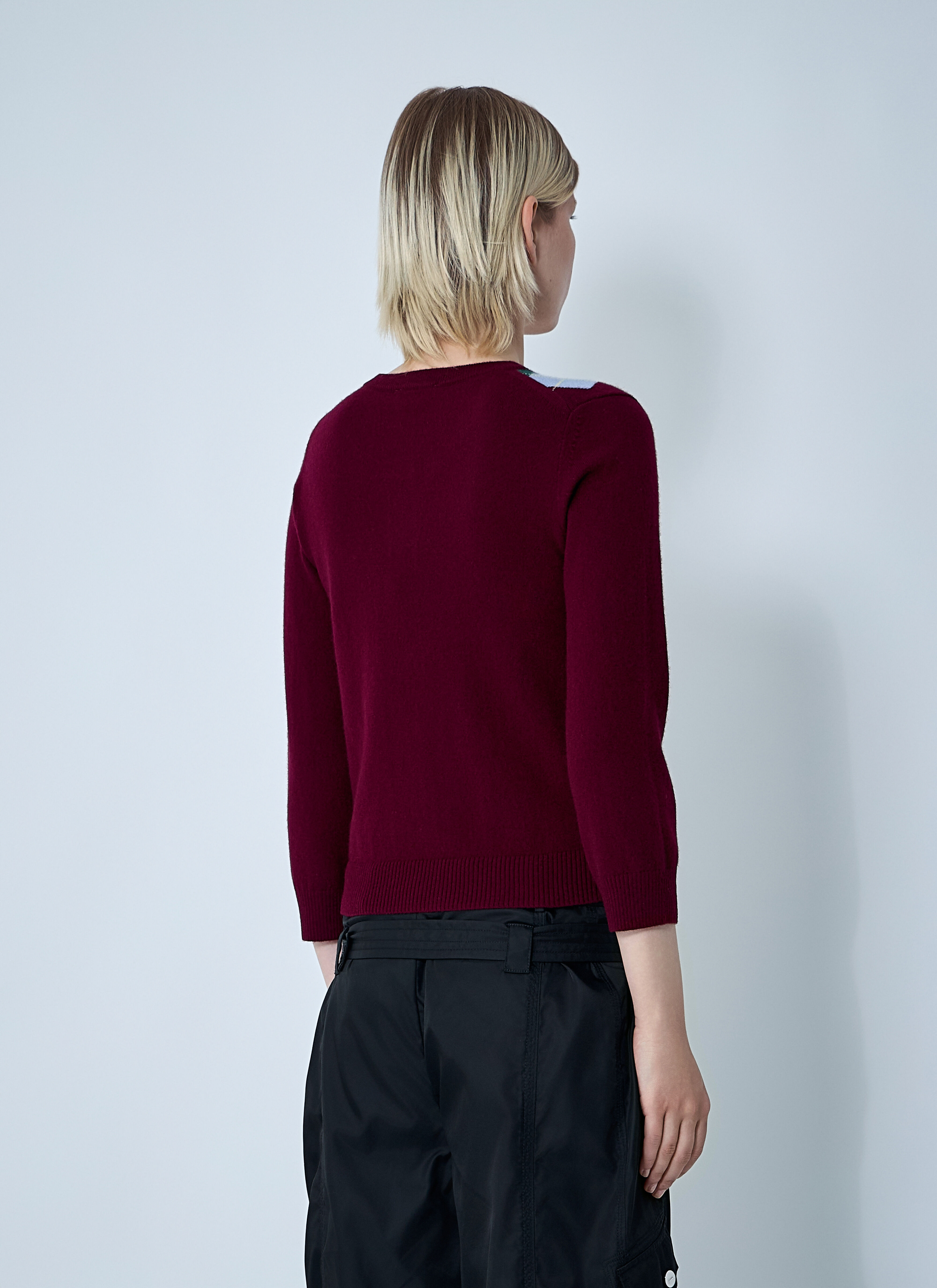 Cashmere-Blend Cardigan - 4