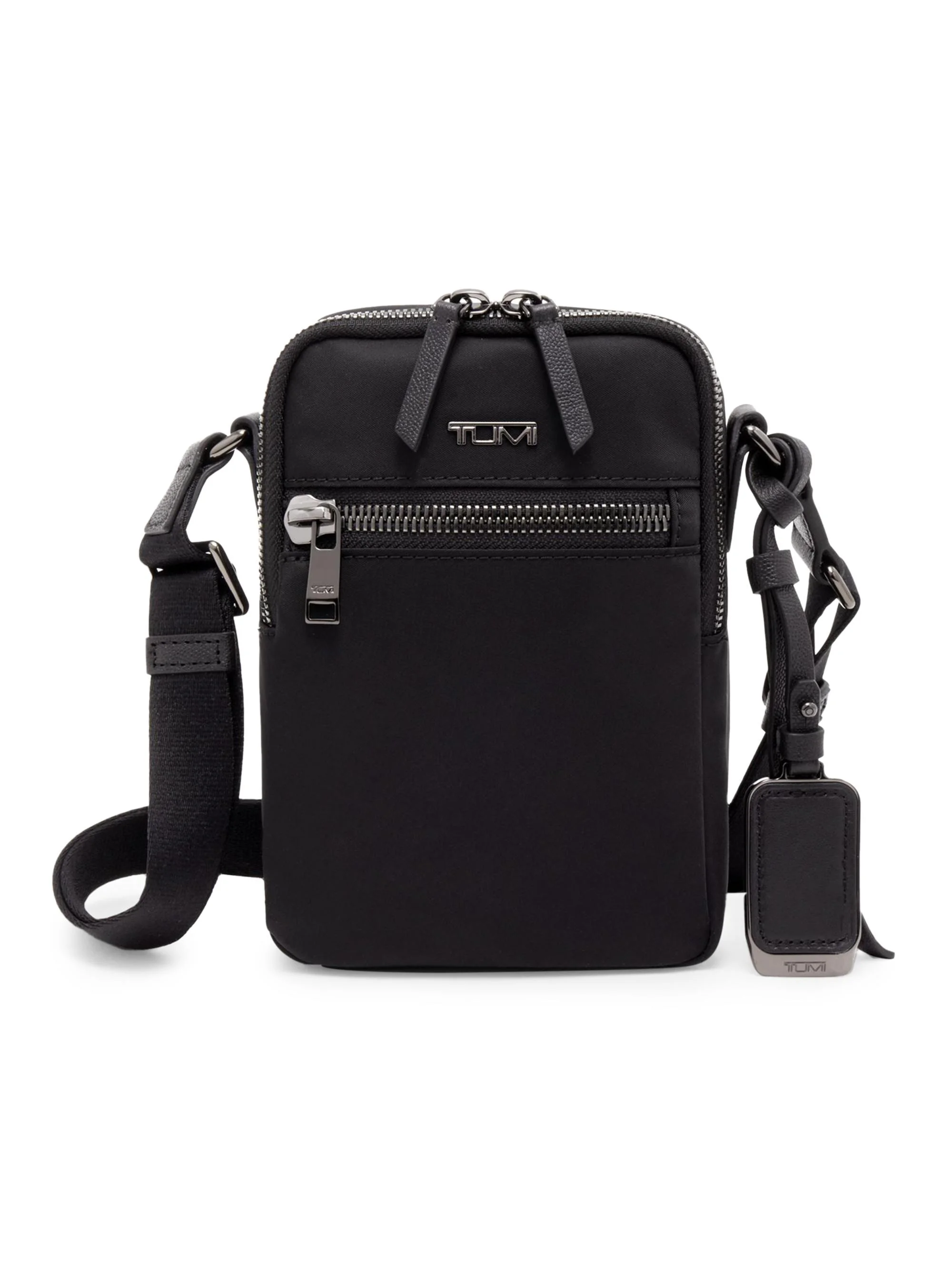 Men's Voyageur Persia Crossbody Bag - Black Gun Metal - 1