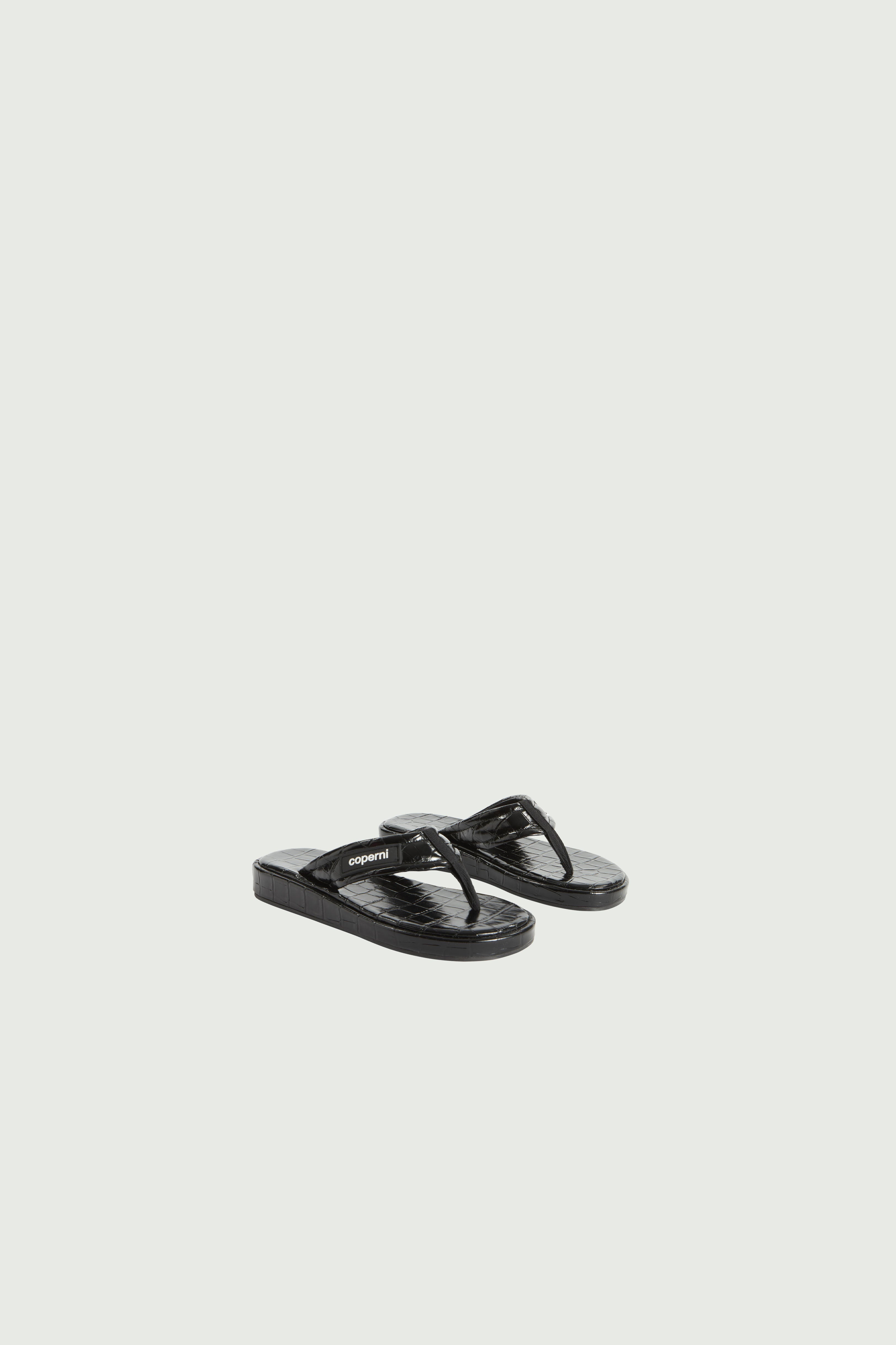 Croco Branded Flip Flop - 3