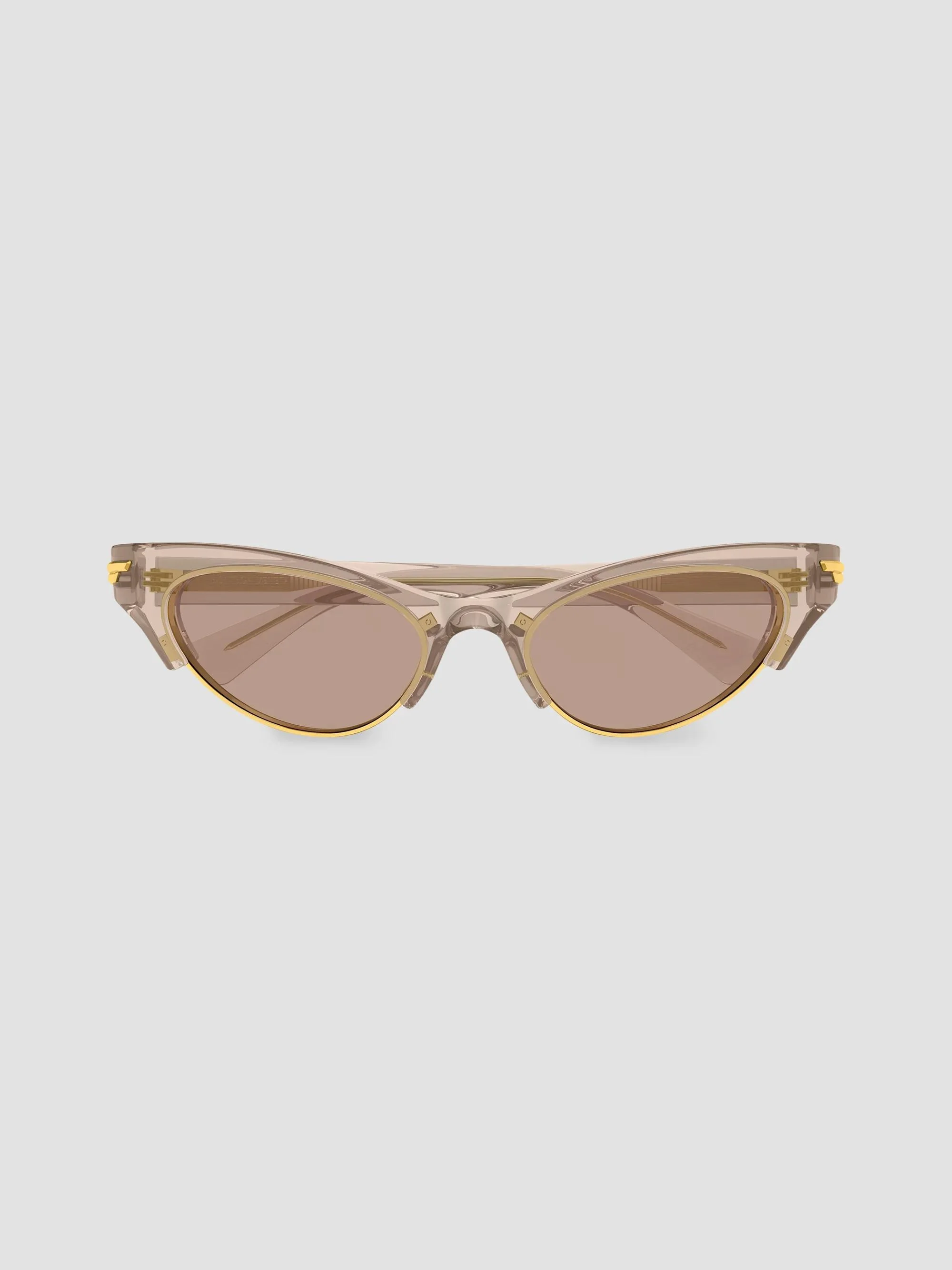 Women's Bold Ribbon 52MM Cat-Eye Sunglasses - Brown - 1