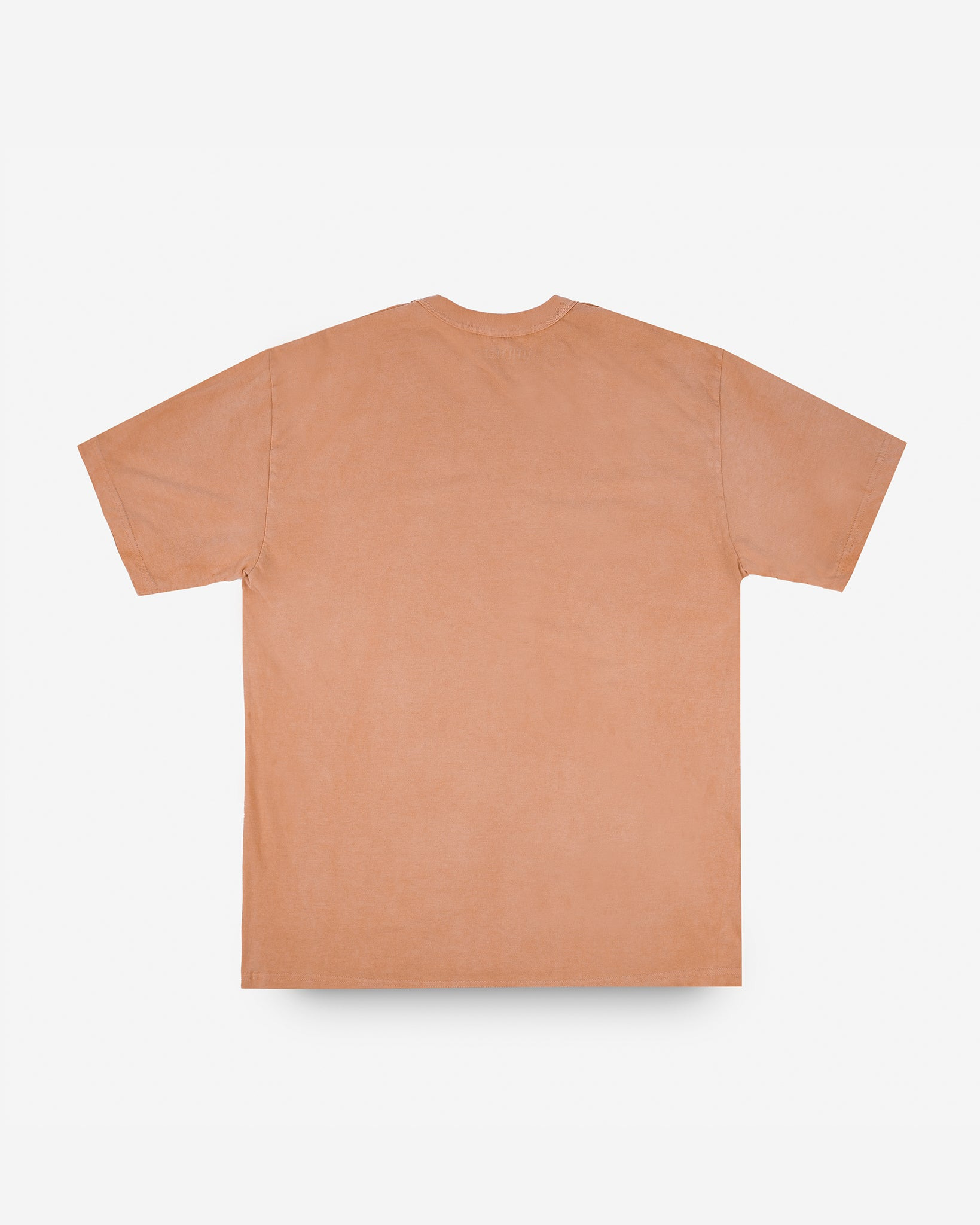 UTIL-HDYE-PCH UTILITEES - 5.5oz Loopwheel Crew Neck T-Shirt - Hand Dyed Peach - 4