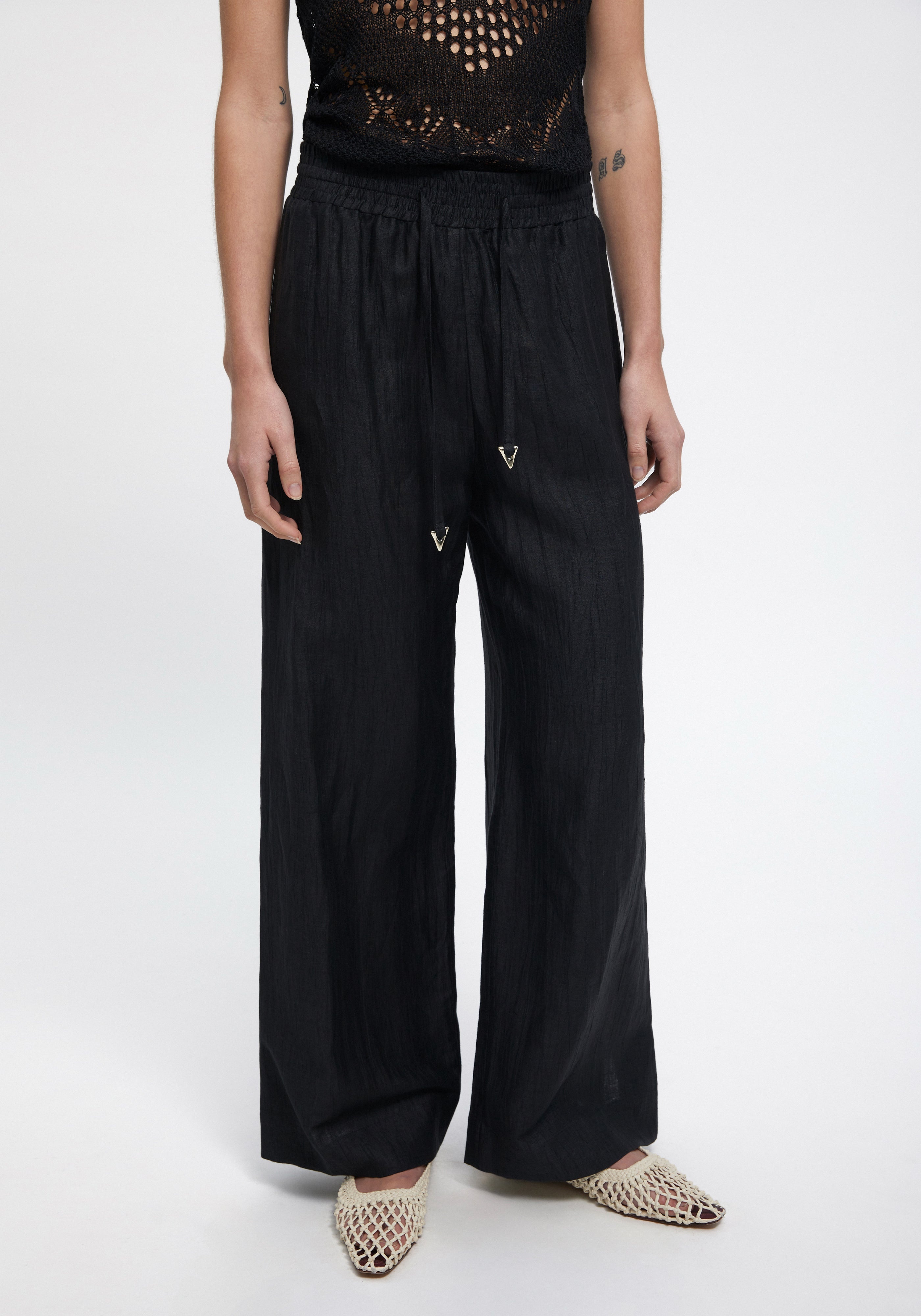 GILBERT
Linen wide leg pants - 3
