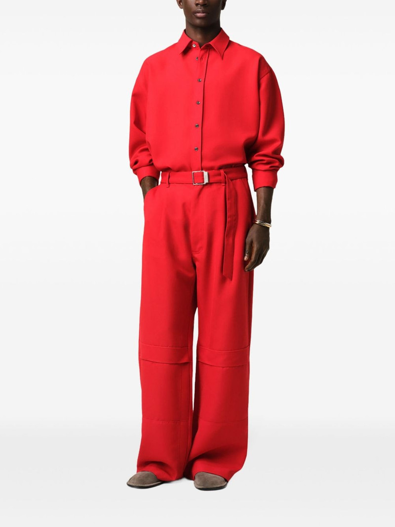 AMI Paris rear-slit shirt outlook