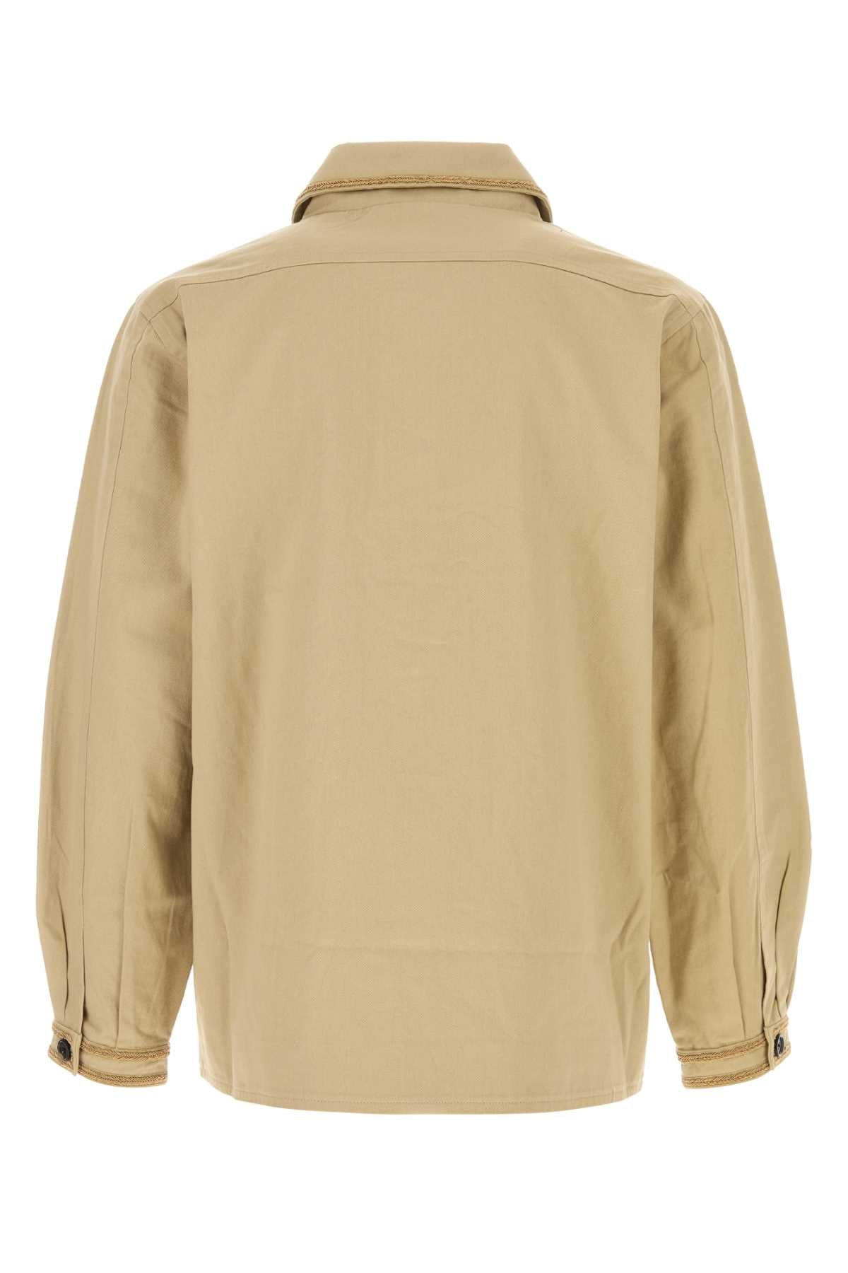 Bode Men Beige Cotton Bullion Jacket - 2