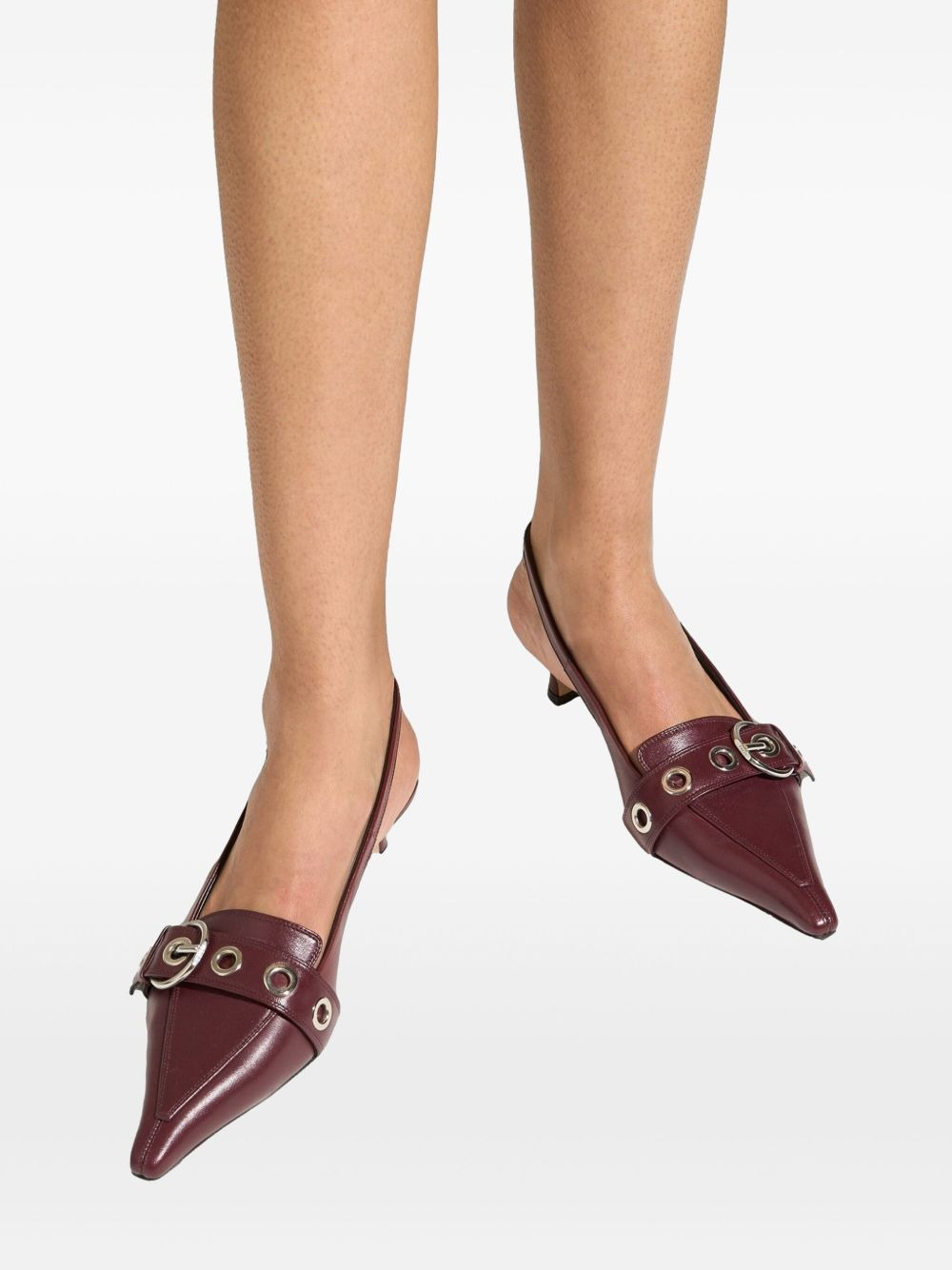 35mm Davina heeled pumps - 4