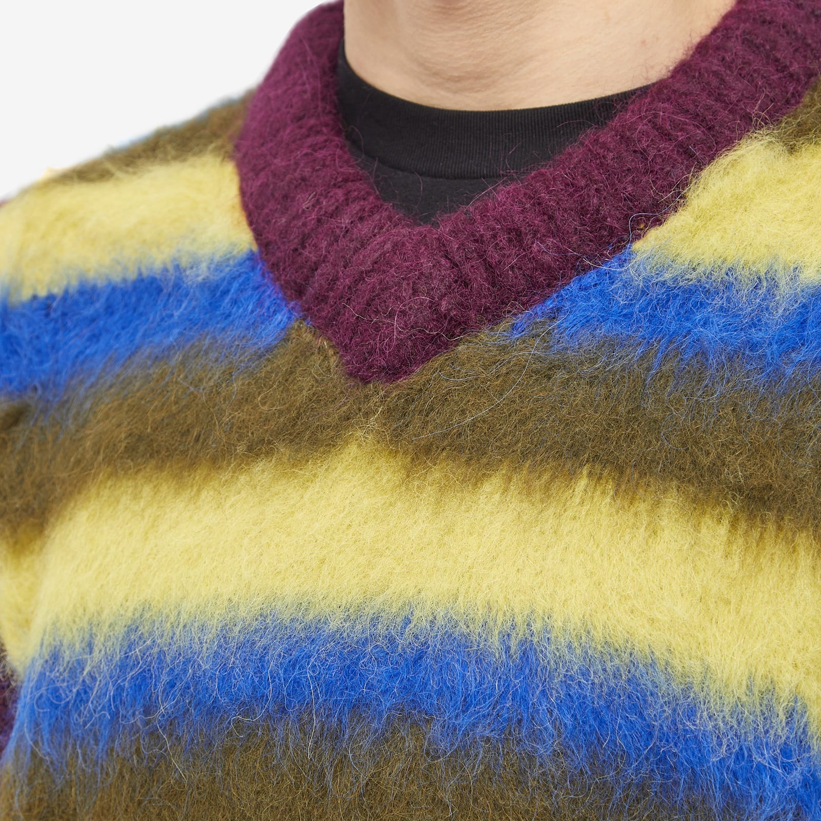 Brain Dead Blurry Lines Alpaca Knit Vest - 5
