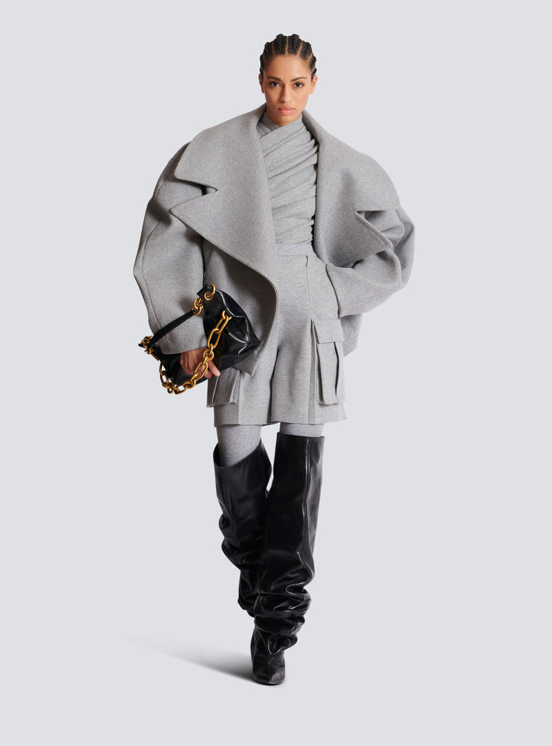 Balmain Wool Bermuda shorts outlook