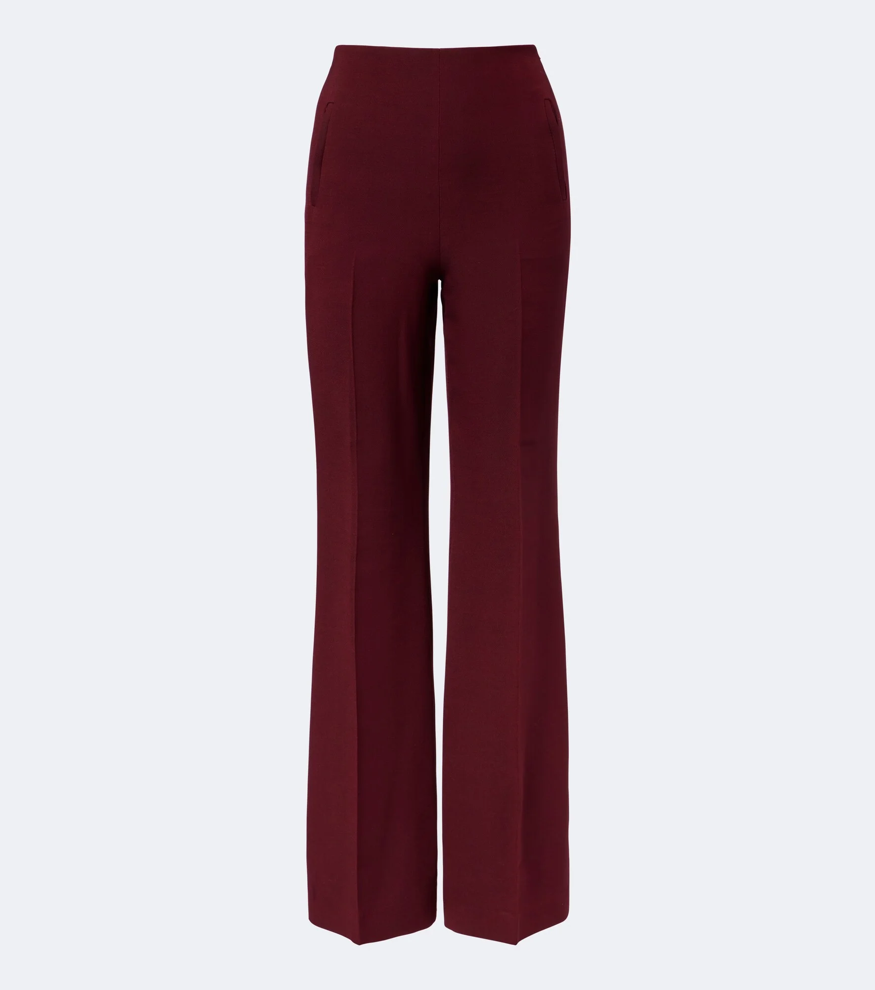 Wool and silk wide-leg pants - 1