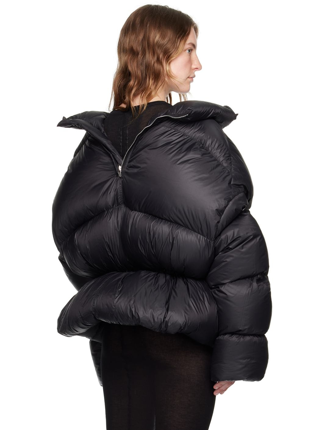 Black Porterville Sail Down Jacket - 3