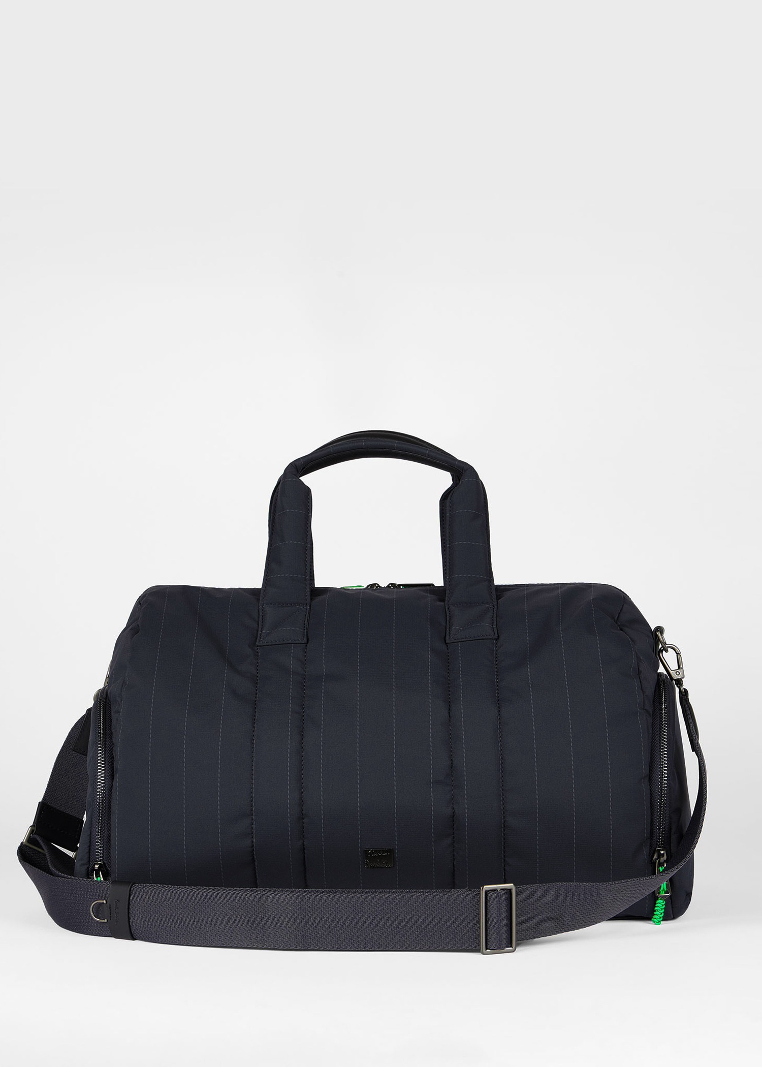 Navy Nylon Pinstripe Day Holdall - 2