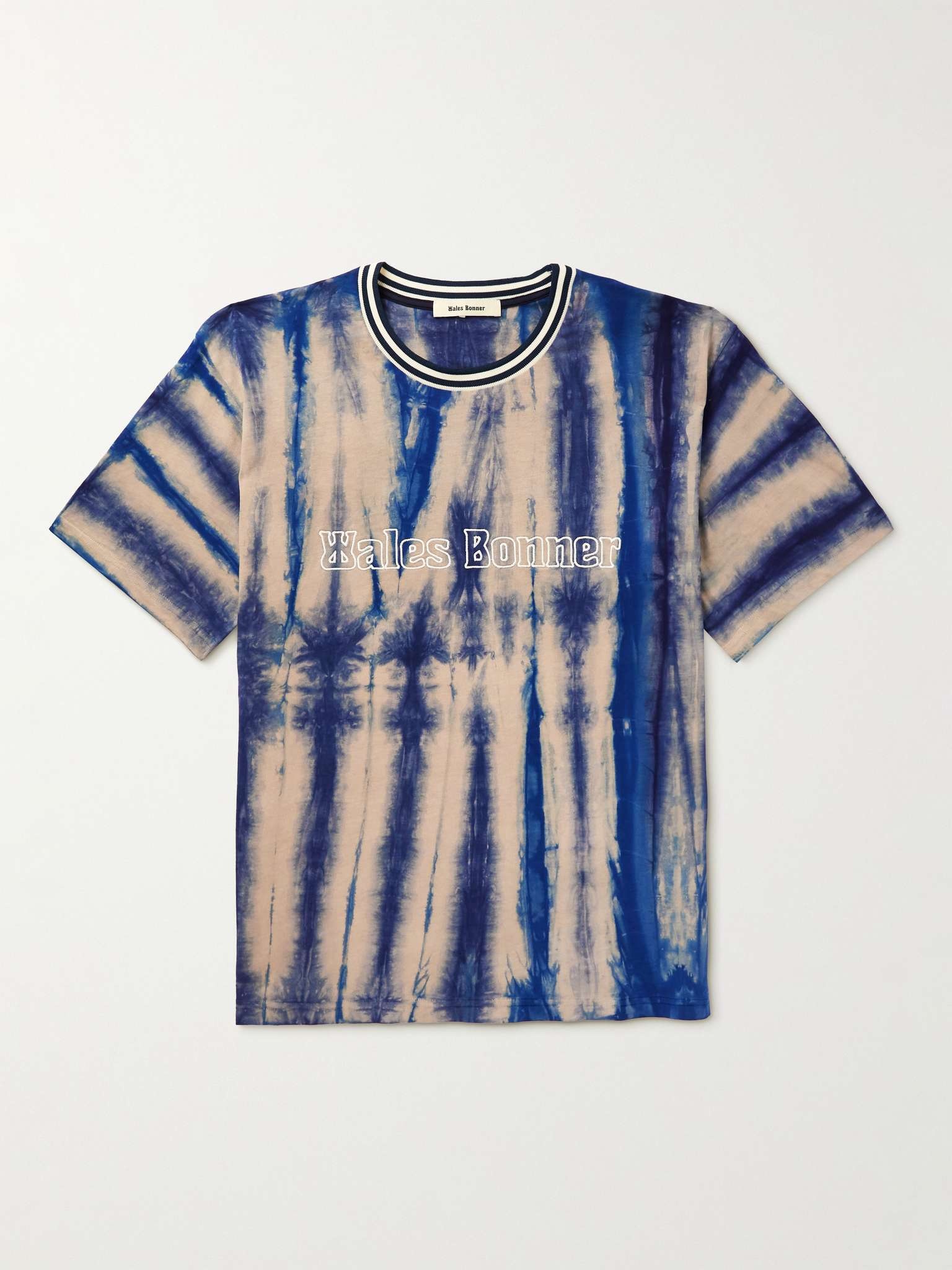 Logo-Embroidered Tie-Dyed Cotton-Jersey T-Shirt - 1