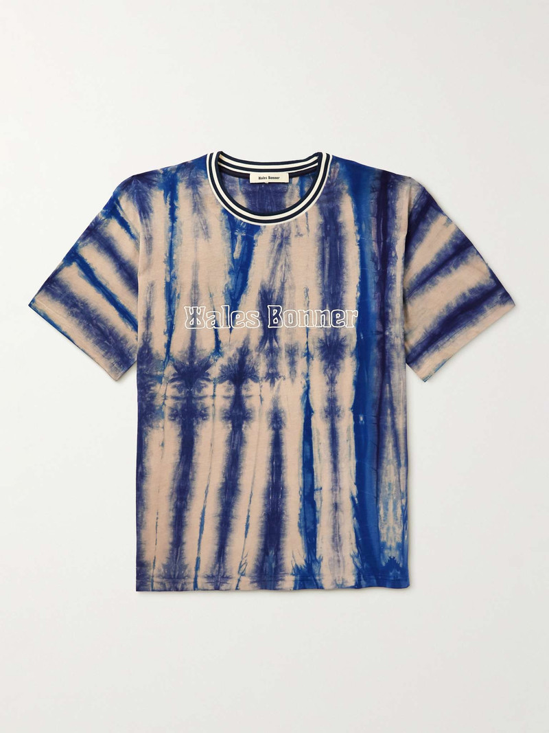 Logo-Embroidered Tie-Dyed Cotton-Jersey T-Shirt - 1