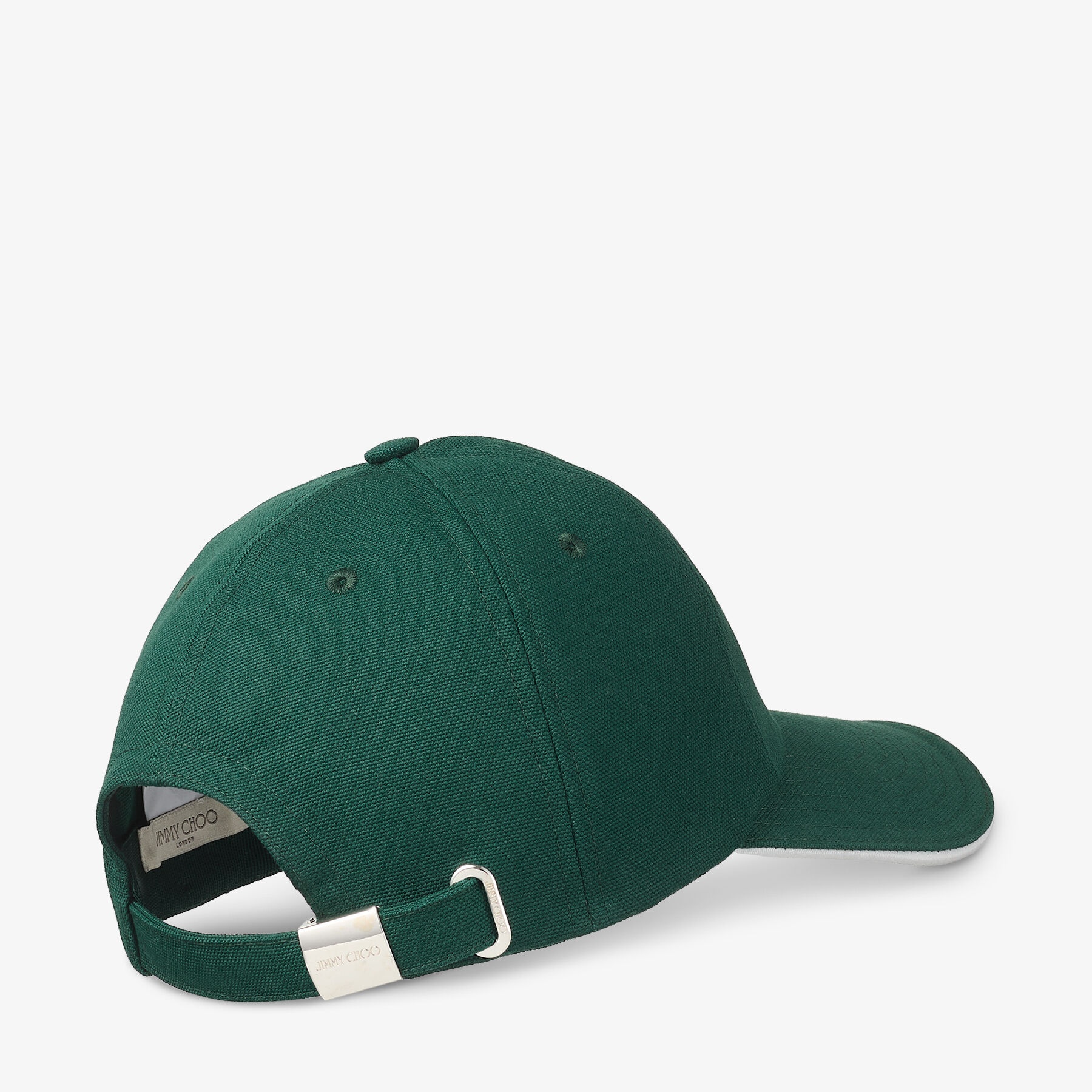 Jimmy Choo / Malbon 2.0 Cap
Malbon Green Embroidered Cotton Cap - 4