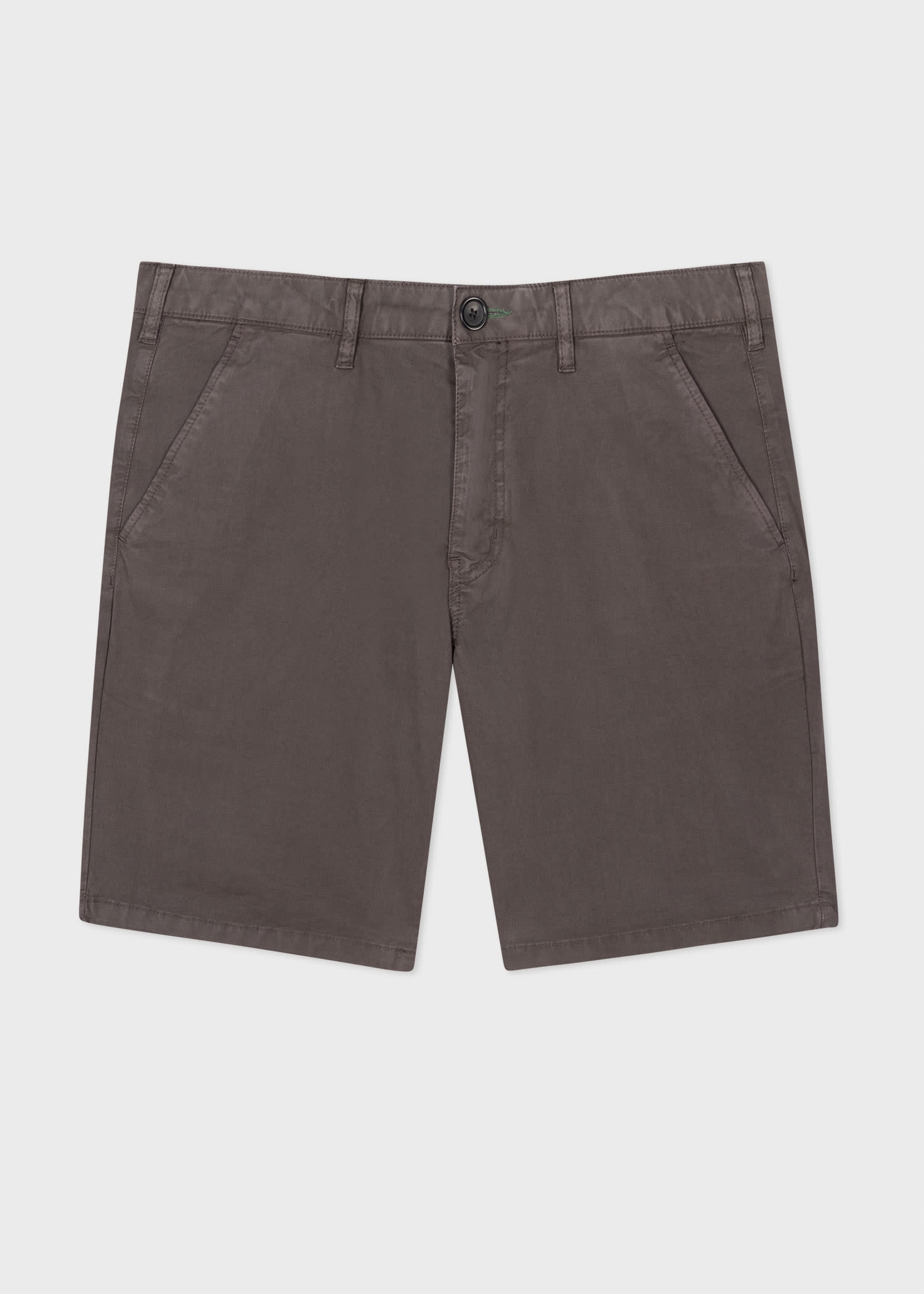 Cotton-Twill 'Broad Stripe Zebra' Shorts - 1