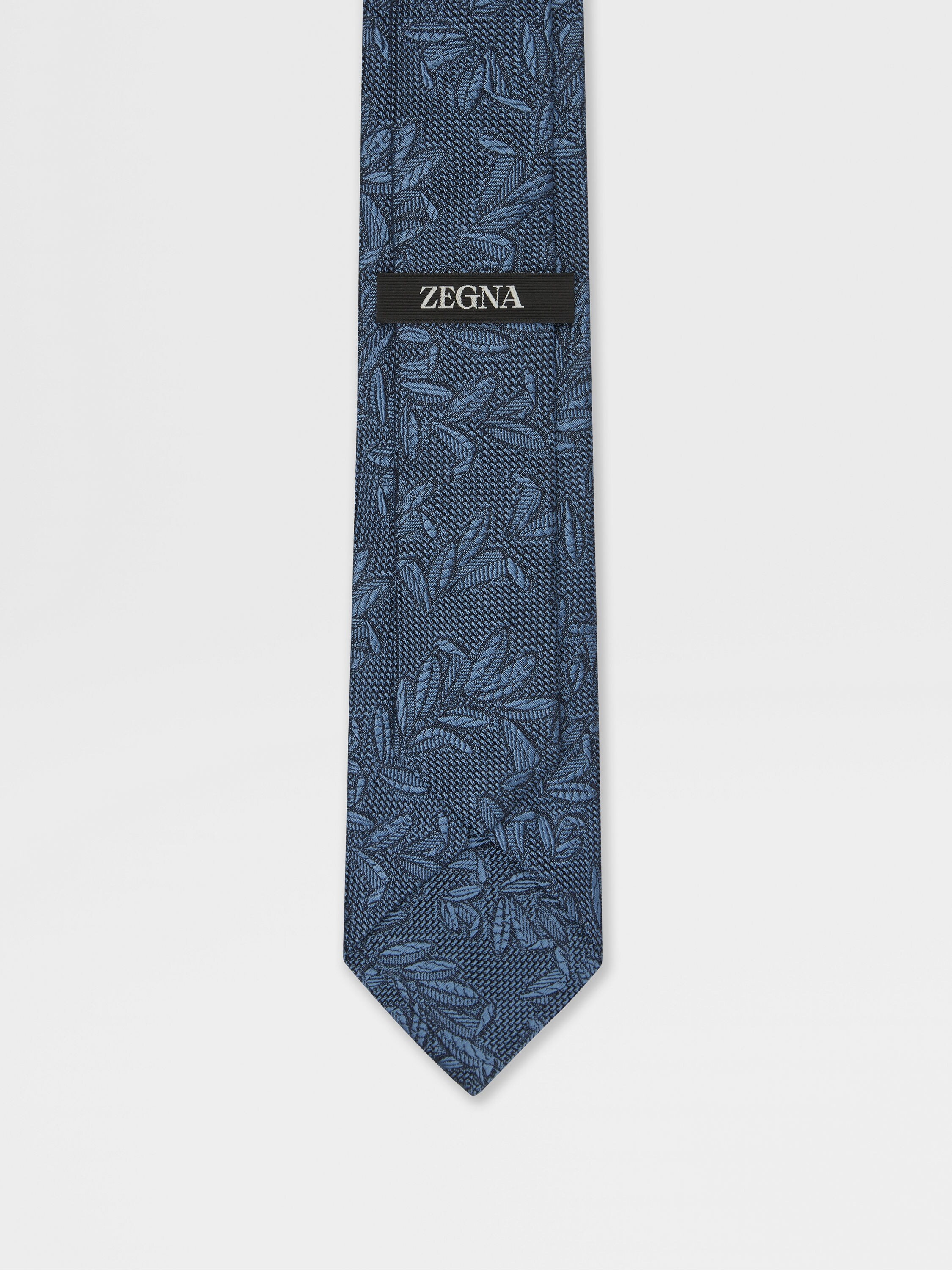 LIGHT BLUE SILK TIE - 3