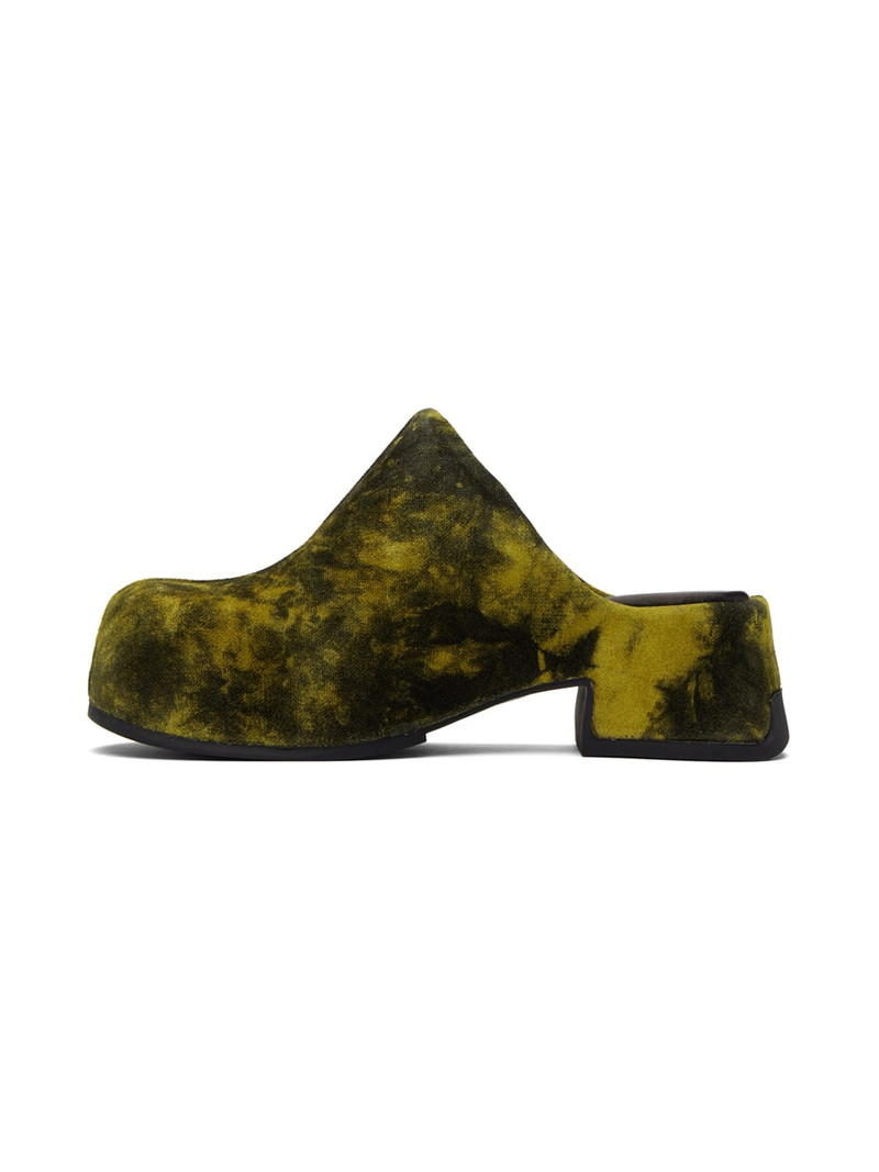 Green & Yellow Pris Mules 3