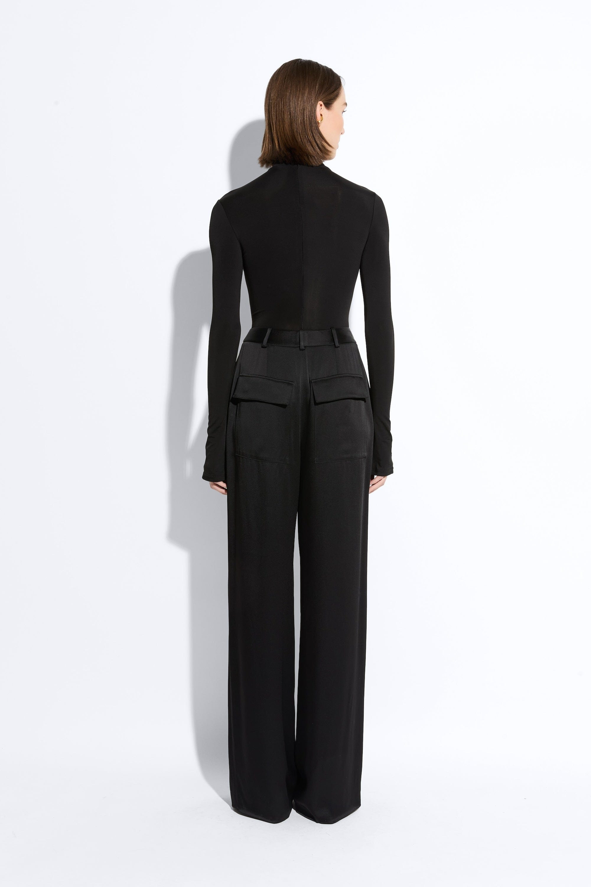 Jersey Mock Neck Bodysuit - 3