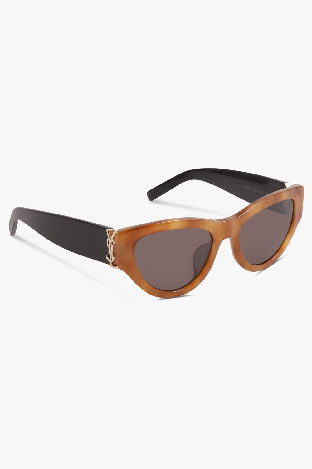 SL M94/F CAT EYE TWO TONE SUNGLASSES | BROWN/BLACK - 2