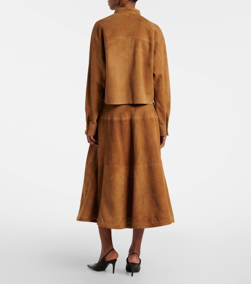 Opera suede maxi skirt 3